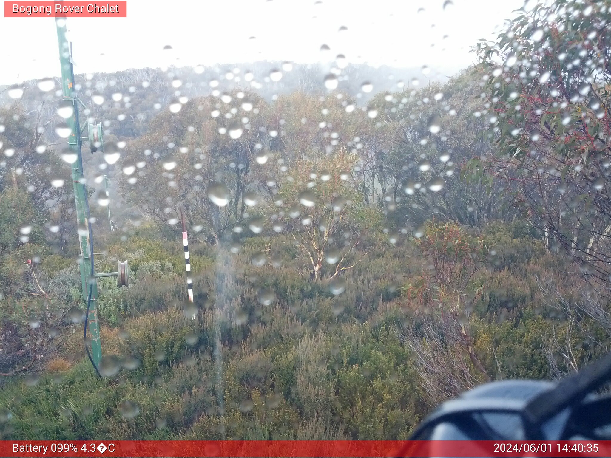 Bogong Web Cam 2:40pm Saturday 1st of June 2024