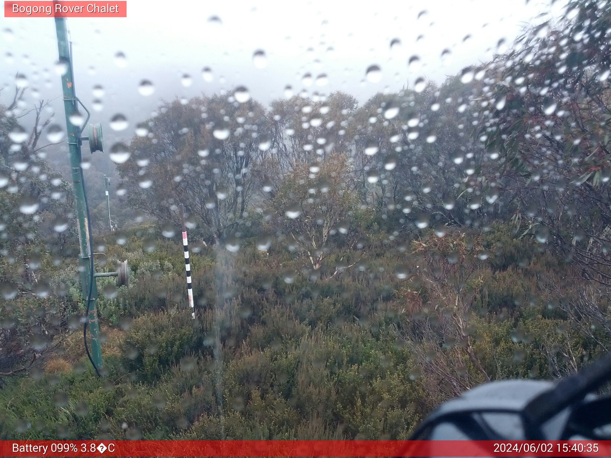 Bogong Web Cam 3:40pm Sunday 2nd of June 2024