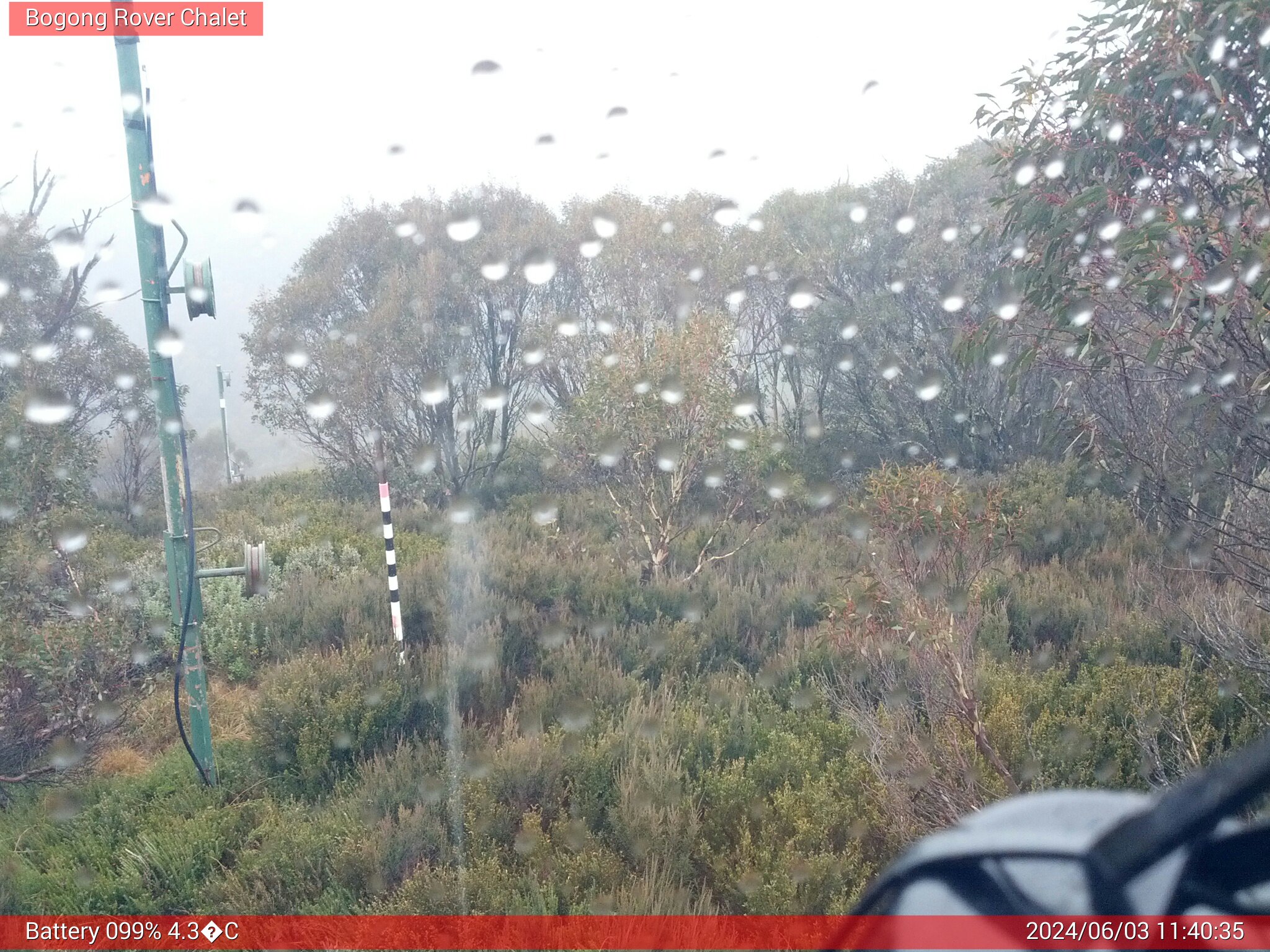 Bogong Web Cam 11:40am Monday 3rd of June 2024