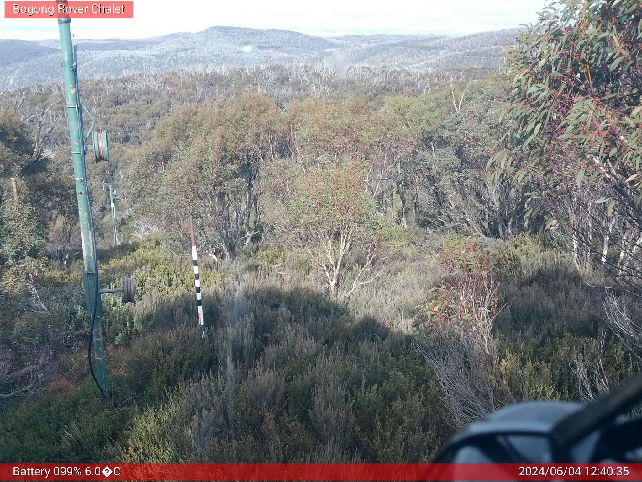 Bogong Web Cam 12:40pm Tuesday 4th of June 2024