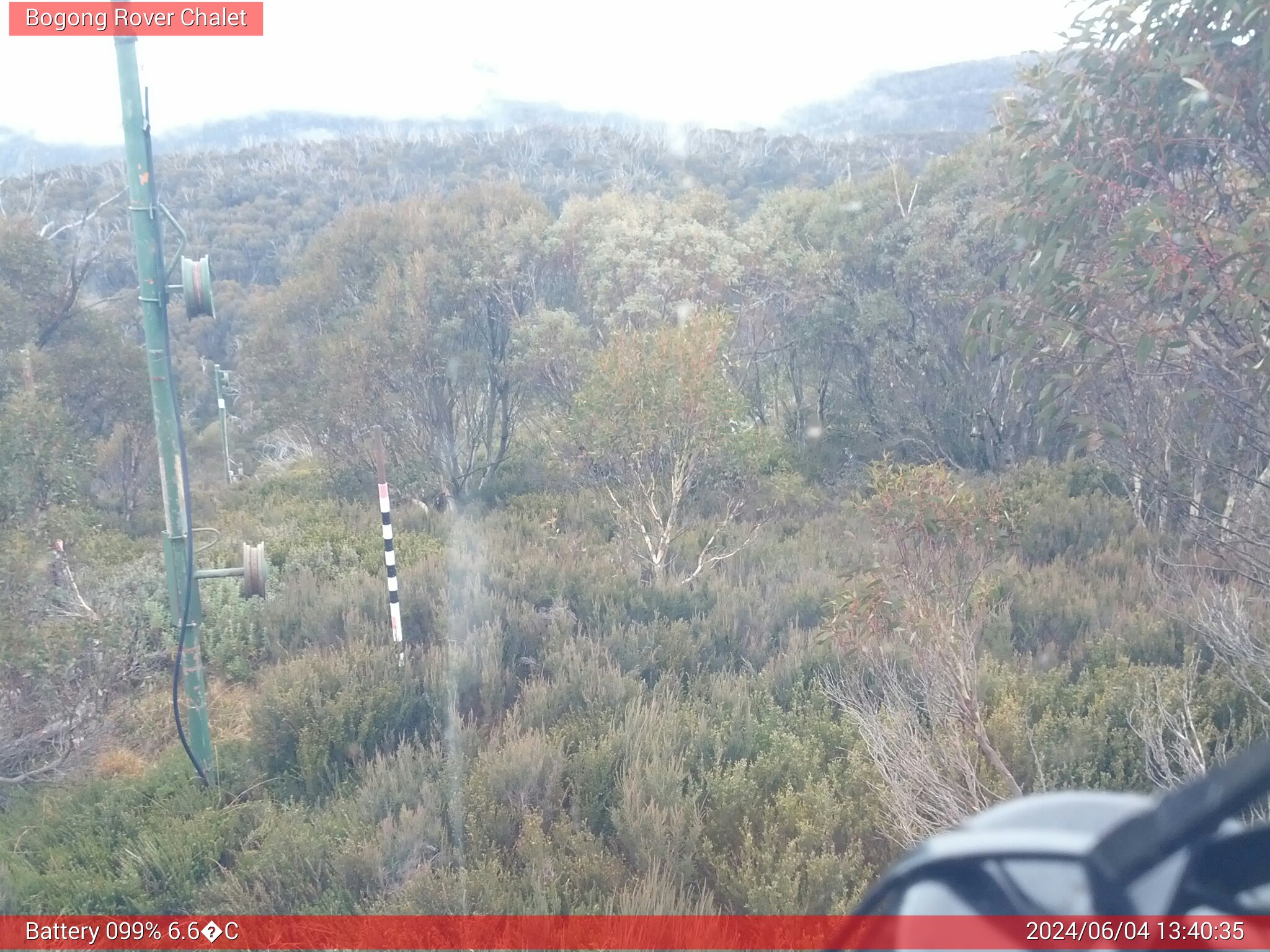 Bogong Web Cam 1:40pm Tuesday 4th of June 2024