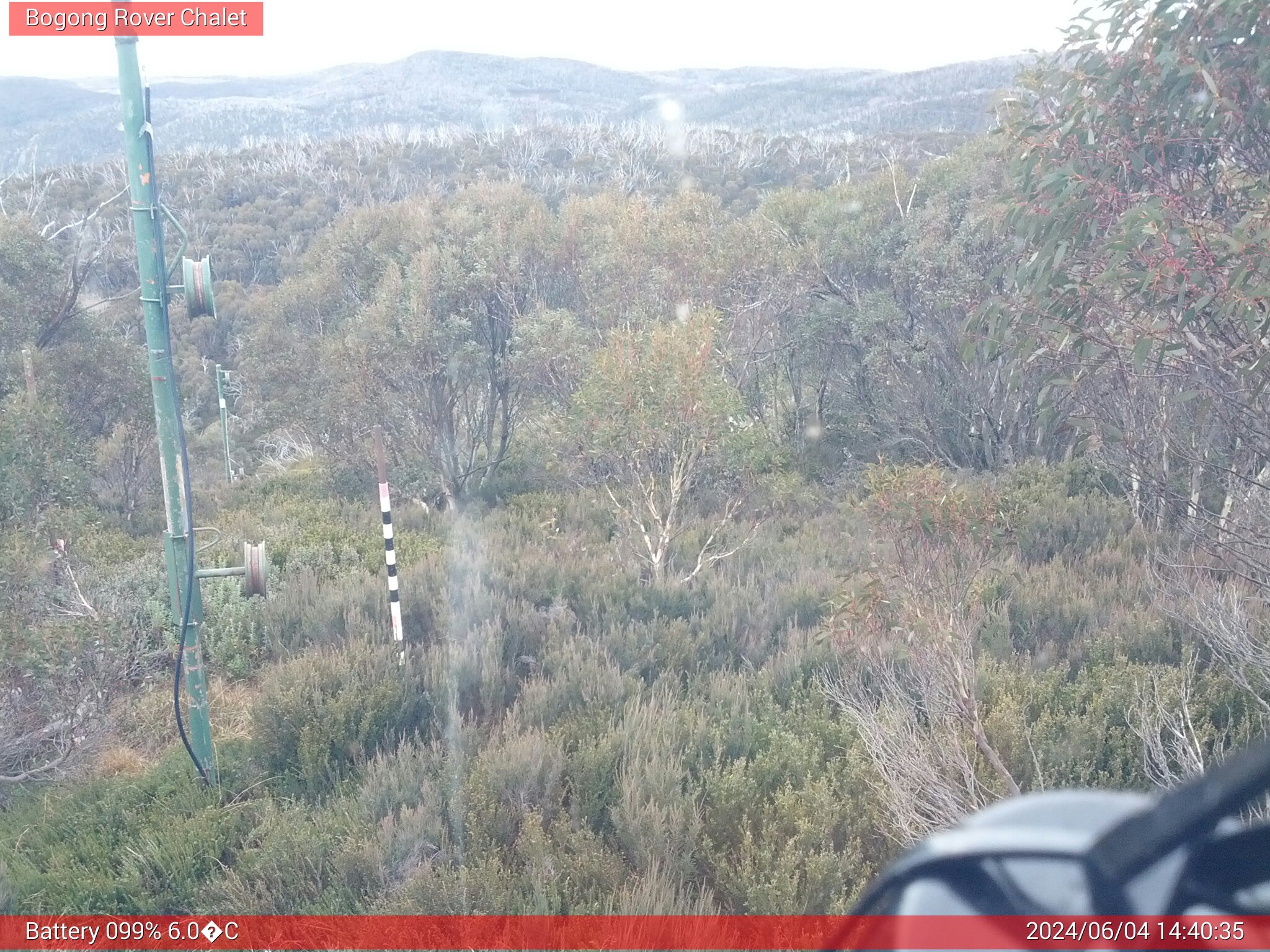 Bogong Web Cam 2:40pm Tuesday 4th of June 2024