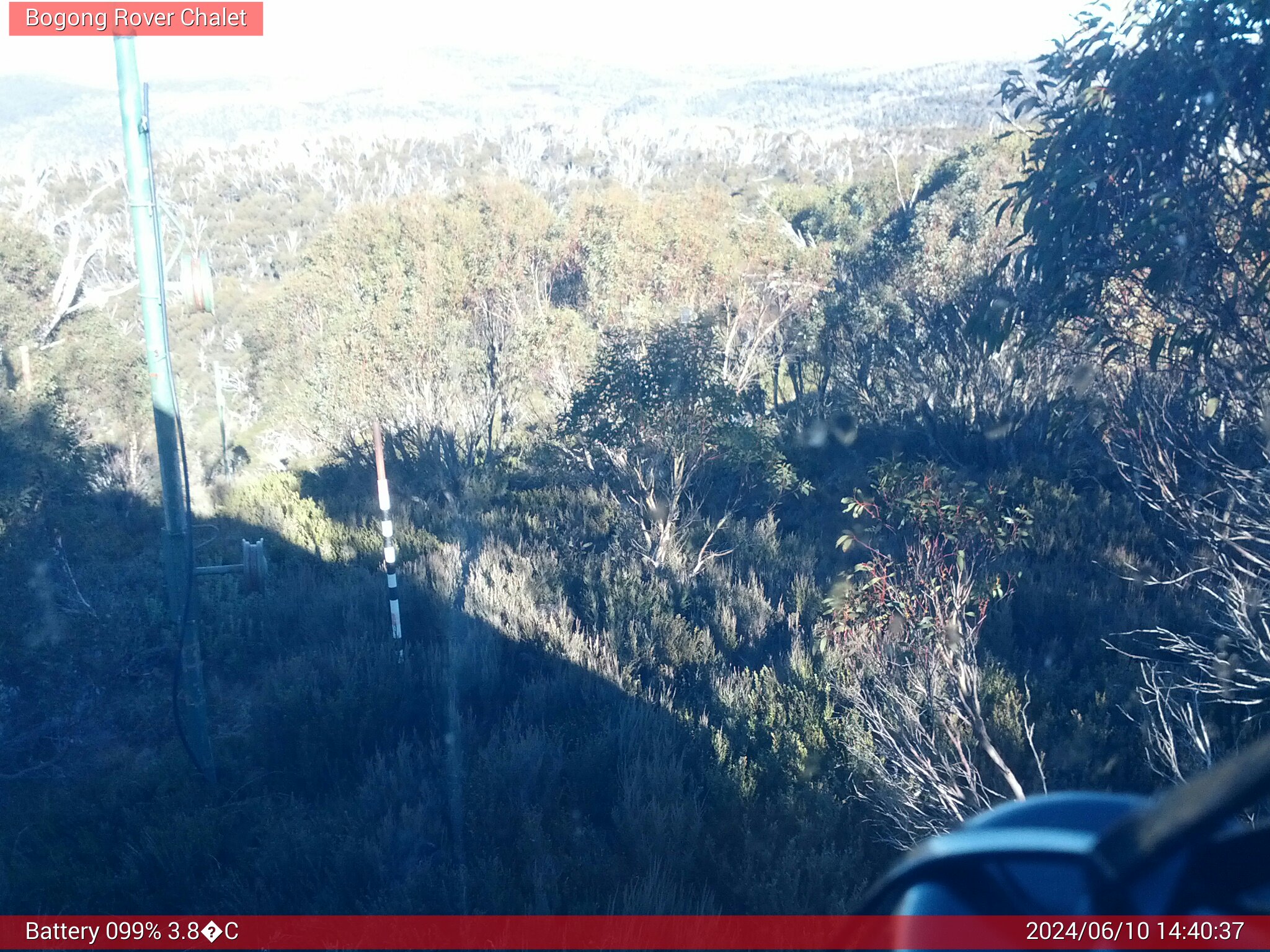 Bogong Web Cam 2:40pm Monday 10th of June 2024