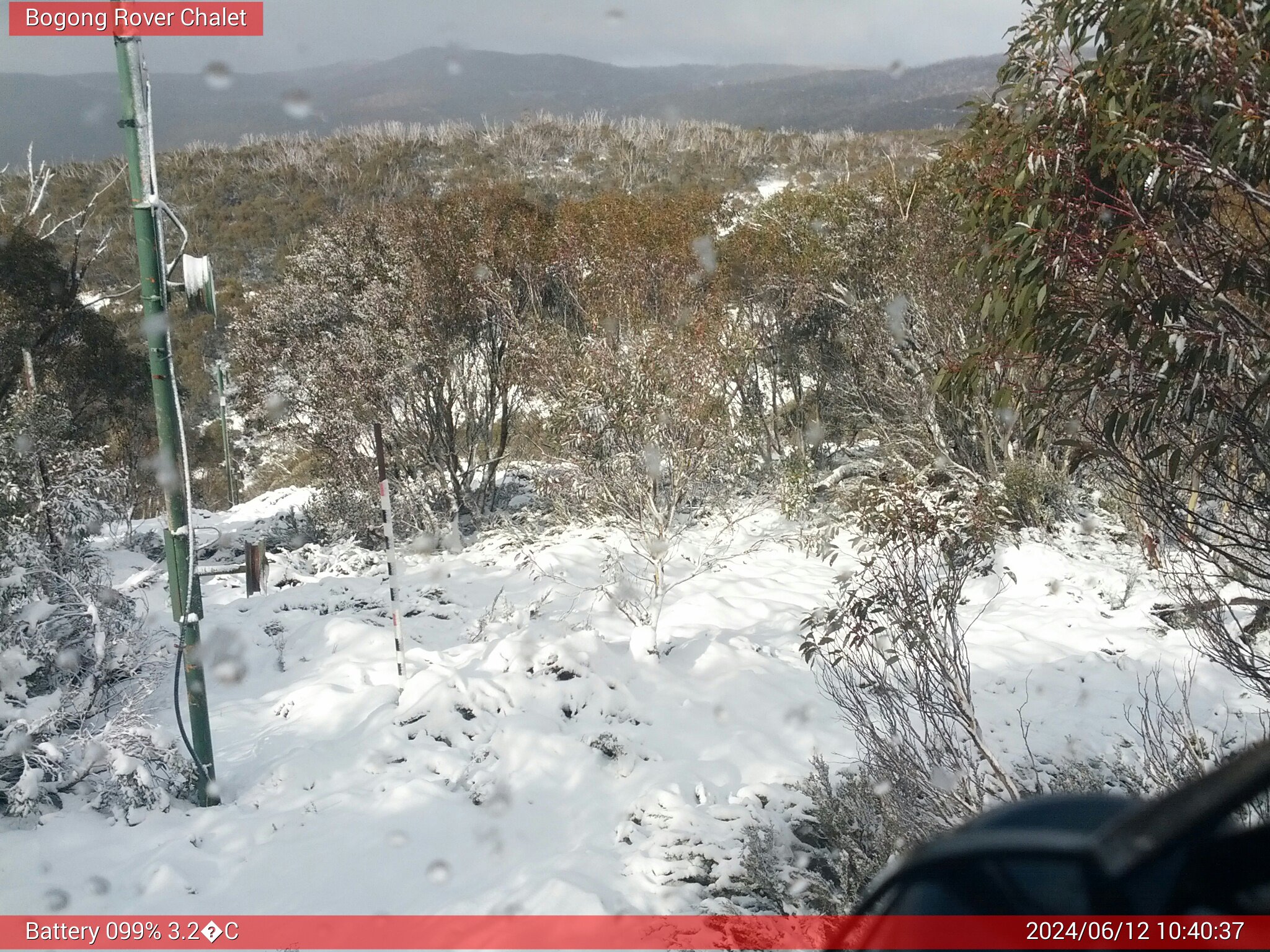 Bogong Web Cam 10:40am Wednesday 12th of June 2024