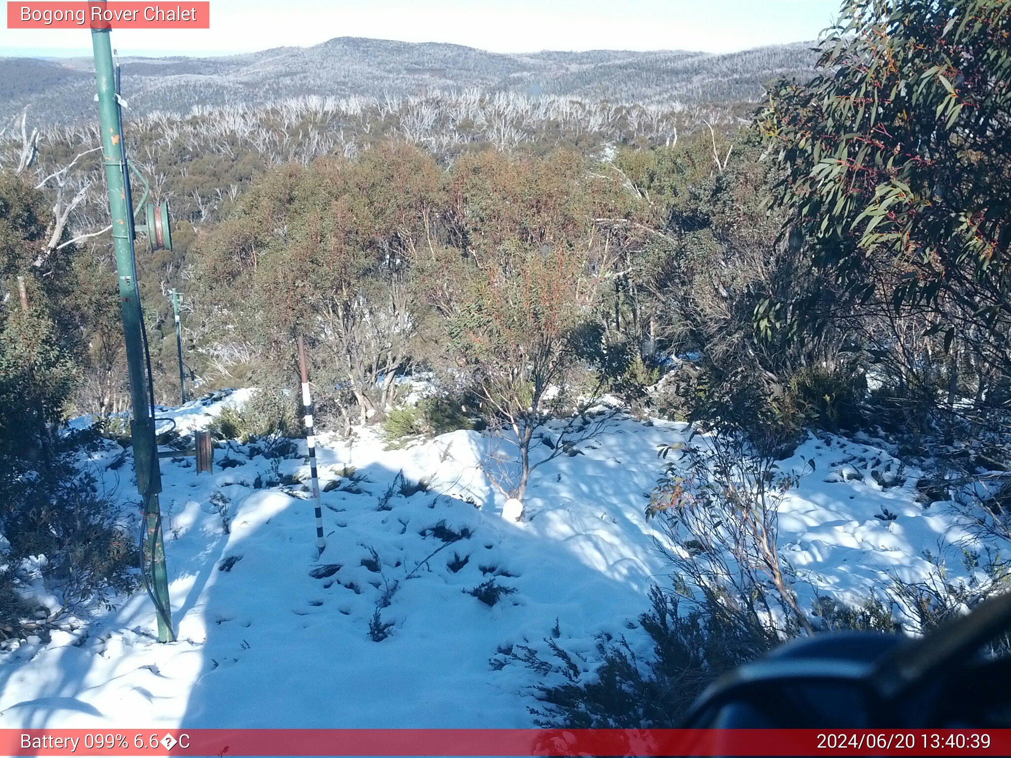 Bogong Web Cam 1:40pm Thursday 20th of June 2024