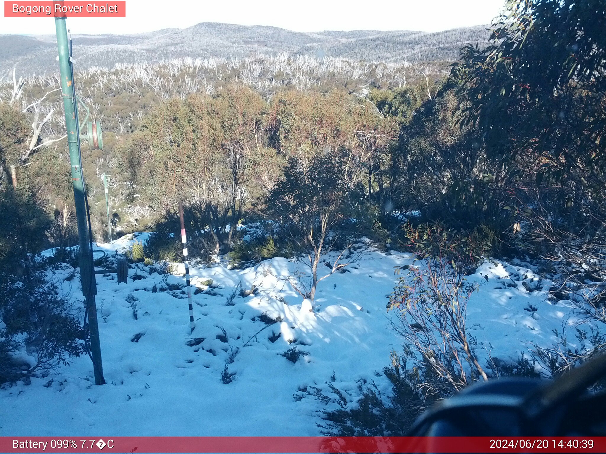 Bogong Web Cam 2:40pm Thursday 20th of June 2024