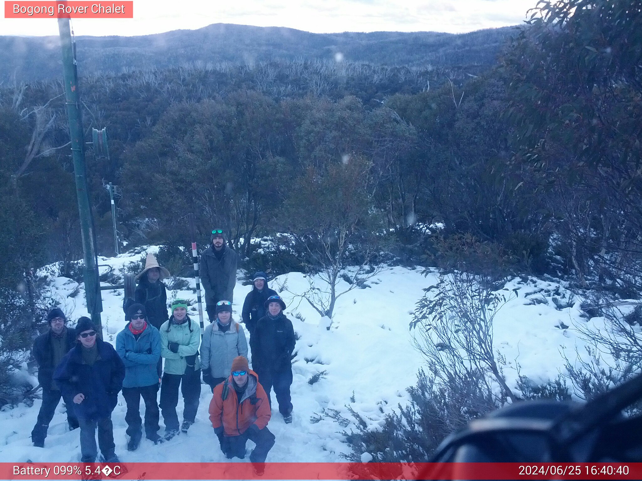 Bogong Web Cam 4:40pm Tuesday 25th of June 2024