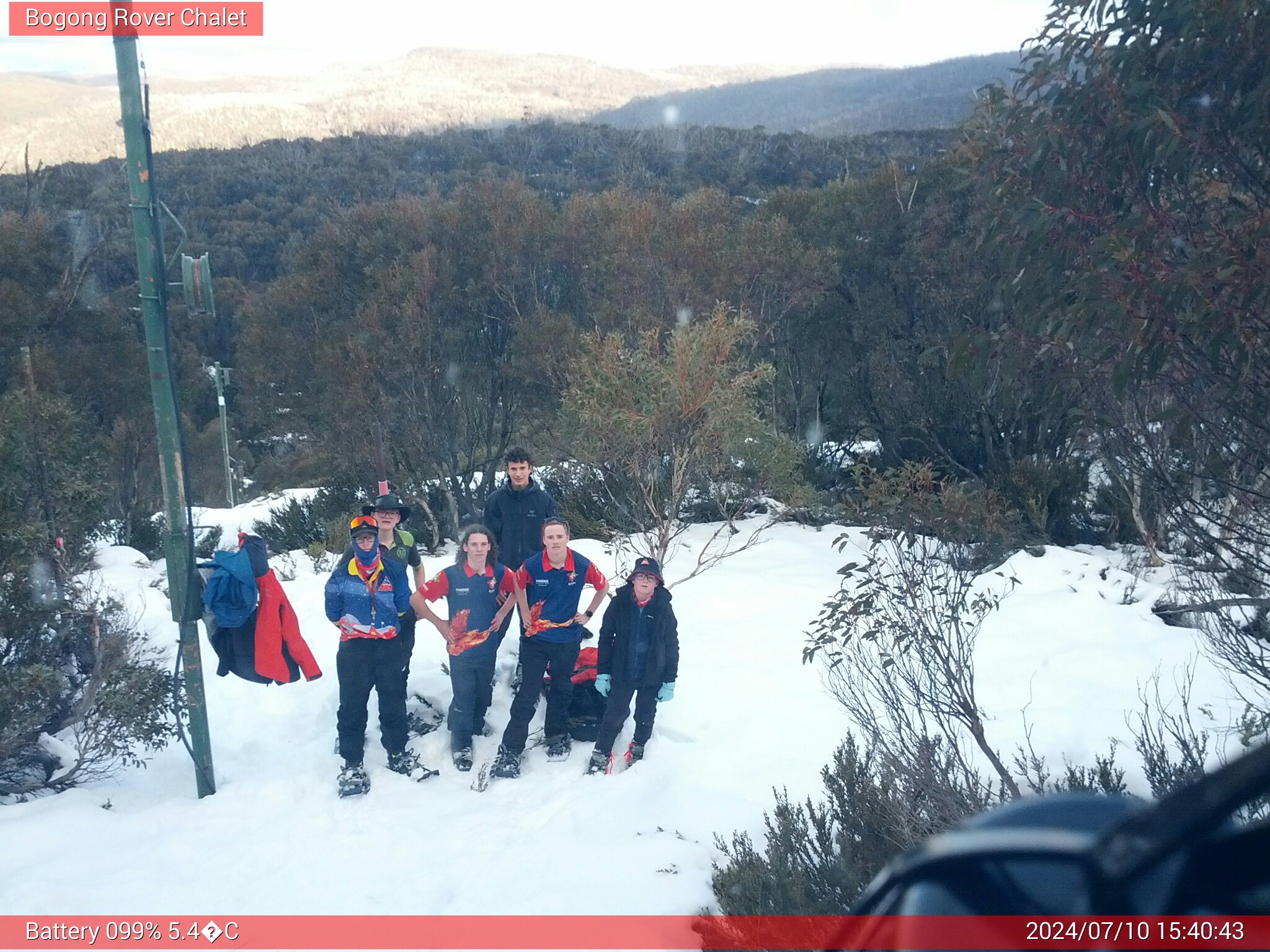 Bogong Web Cam 3:40pm Wednesday 10th of July 2024