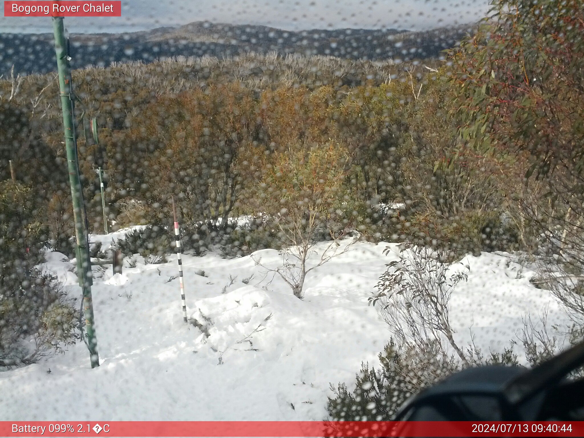 Bogong Web Cam 9:40am Saturday 13th of July 2024