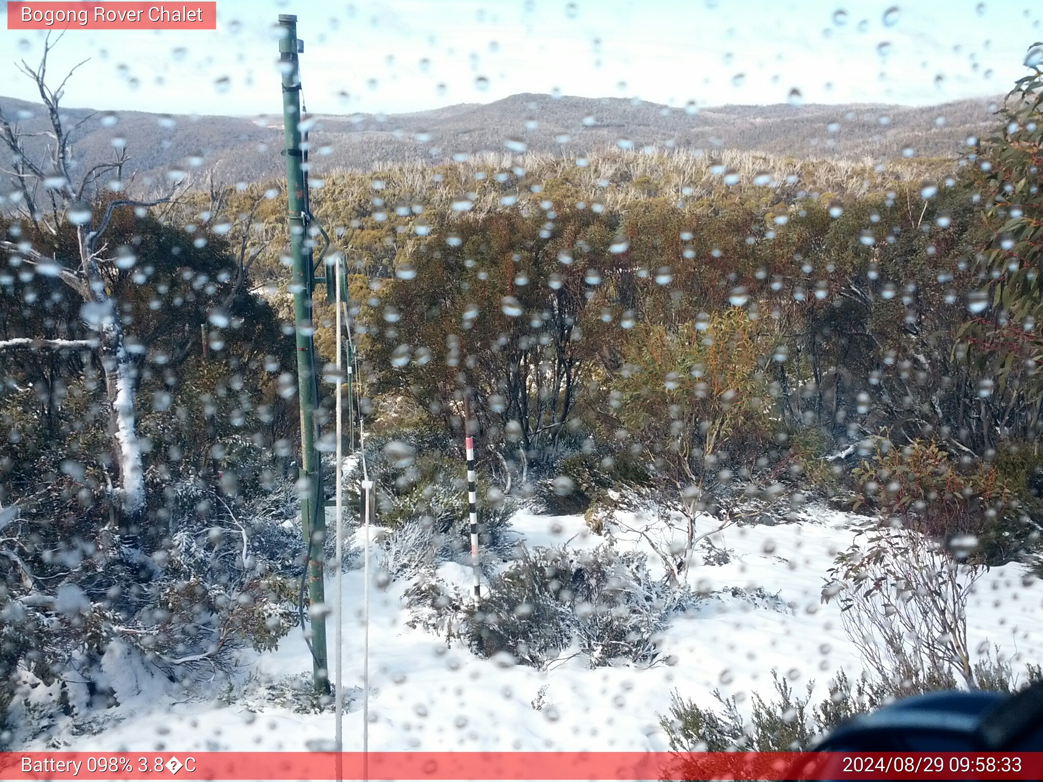 Bogong Web Cam 9:58am Thursday 29th of August 2024