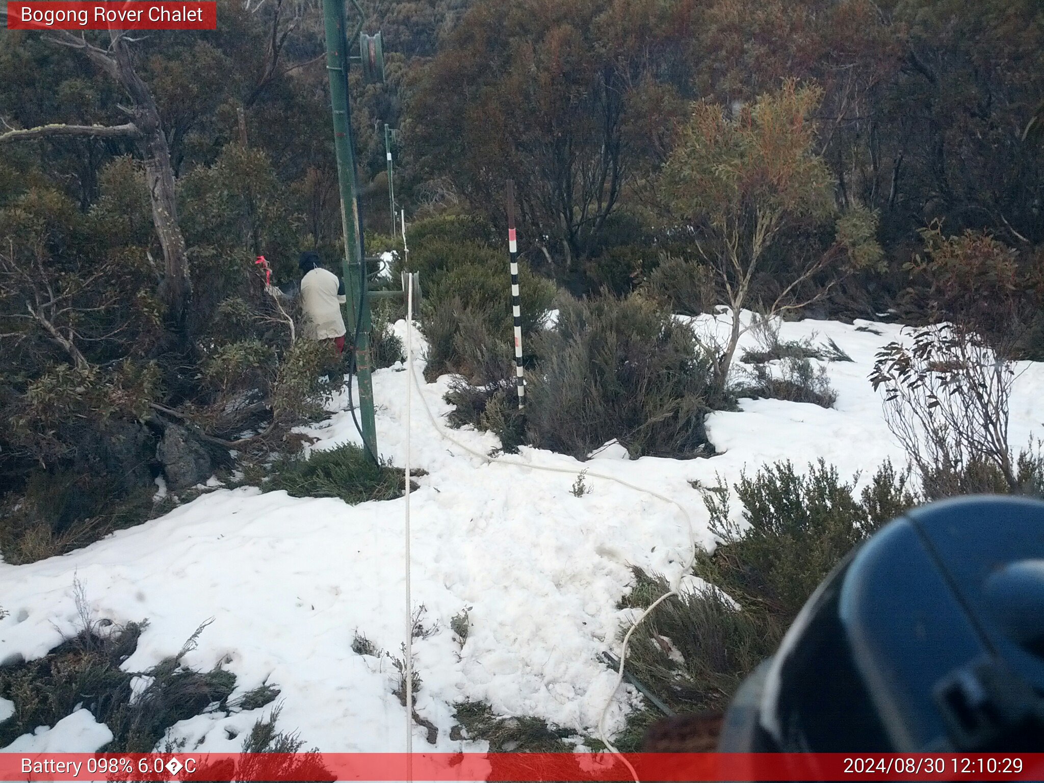 Bogong Web Cam 12:10pm Friday 30th of August 2024