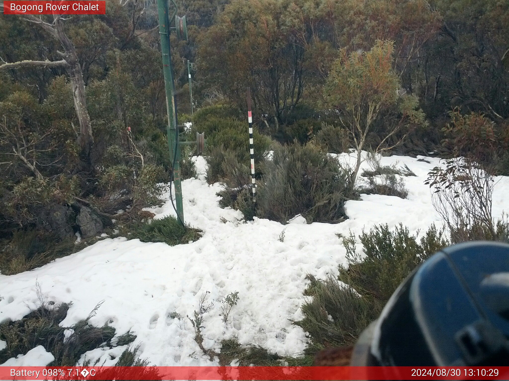 Bogong Web Cam 1:10pm Friday 30th of August 2024