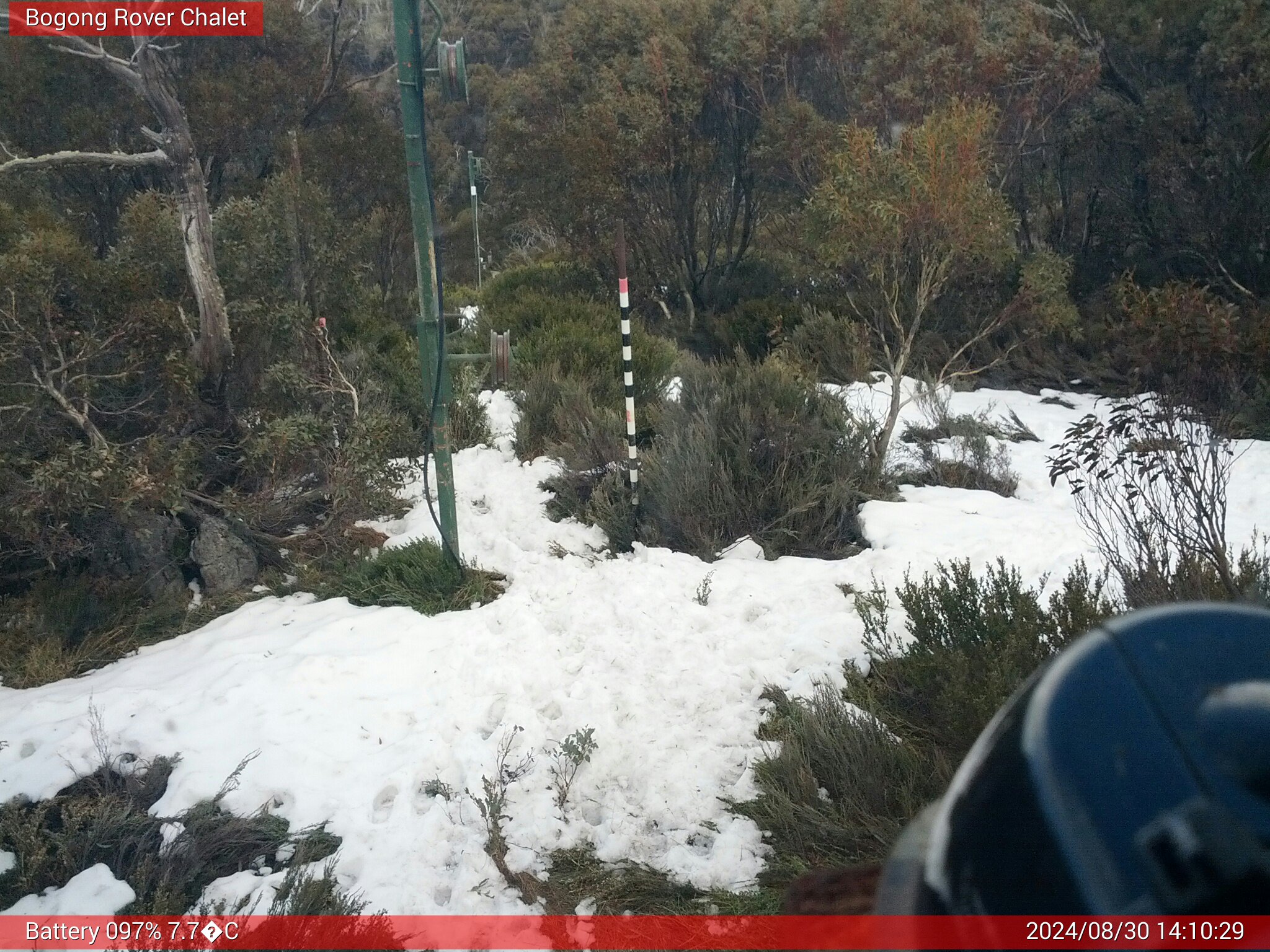 Bogong Web Cam 2:10pm Friday 30th of August 2024