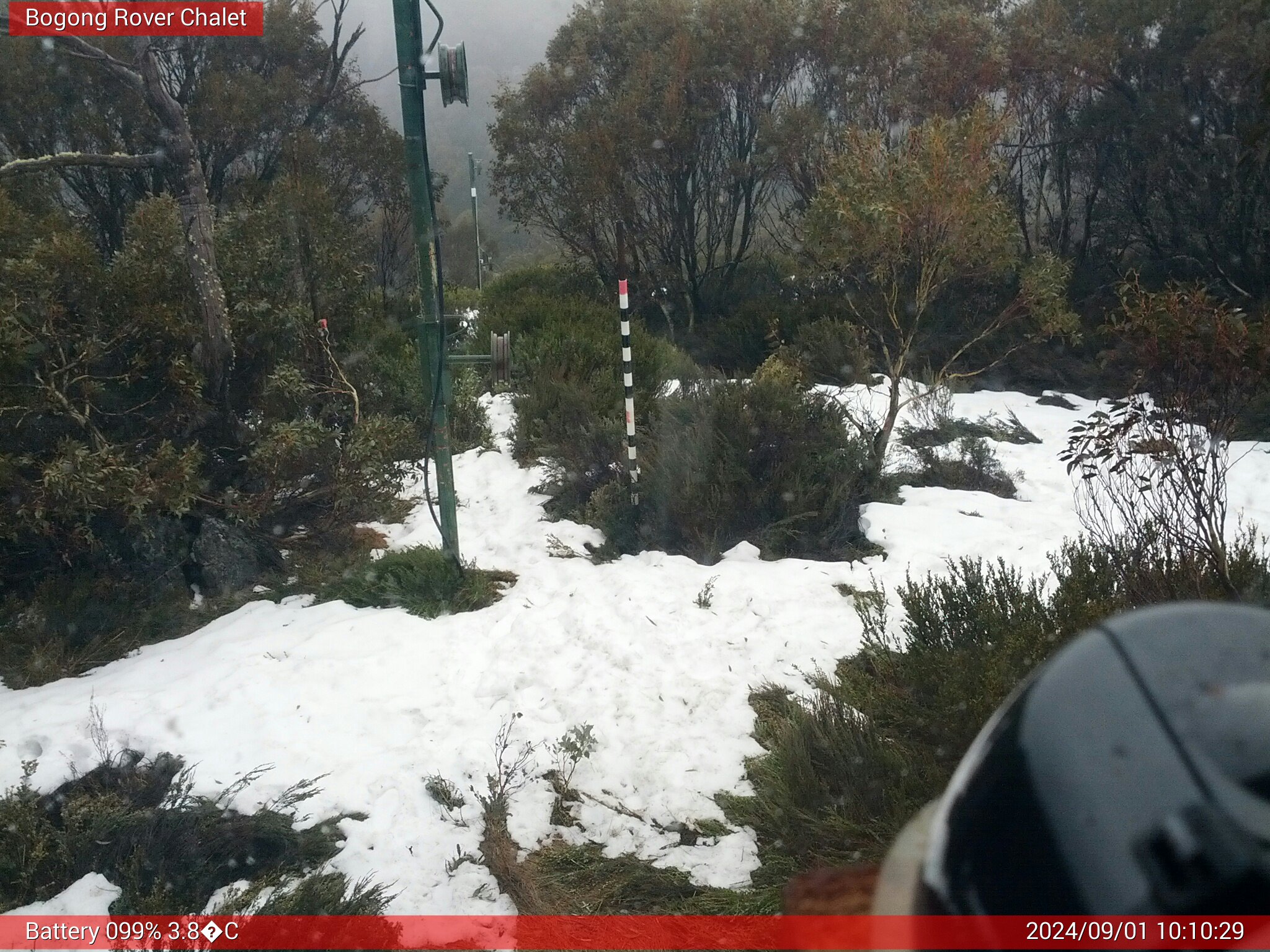 Bogong Web Cam 10:10am Sunday 1st of September 2024