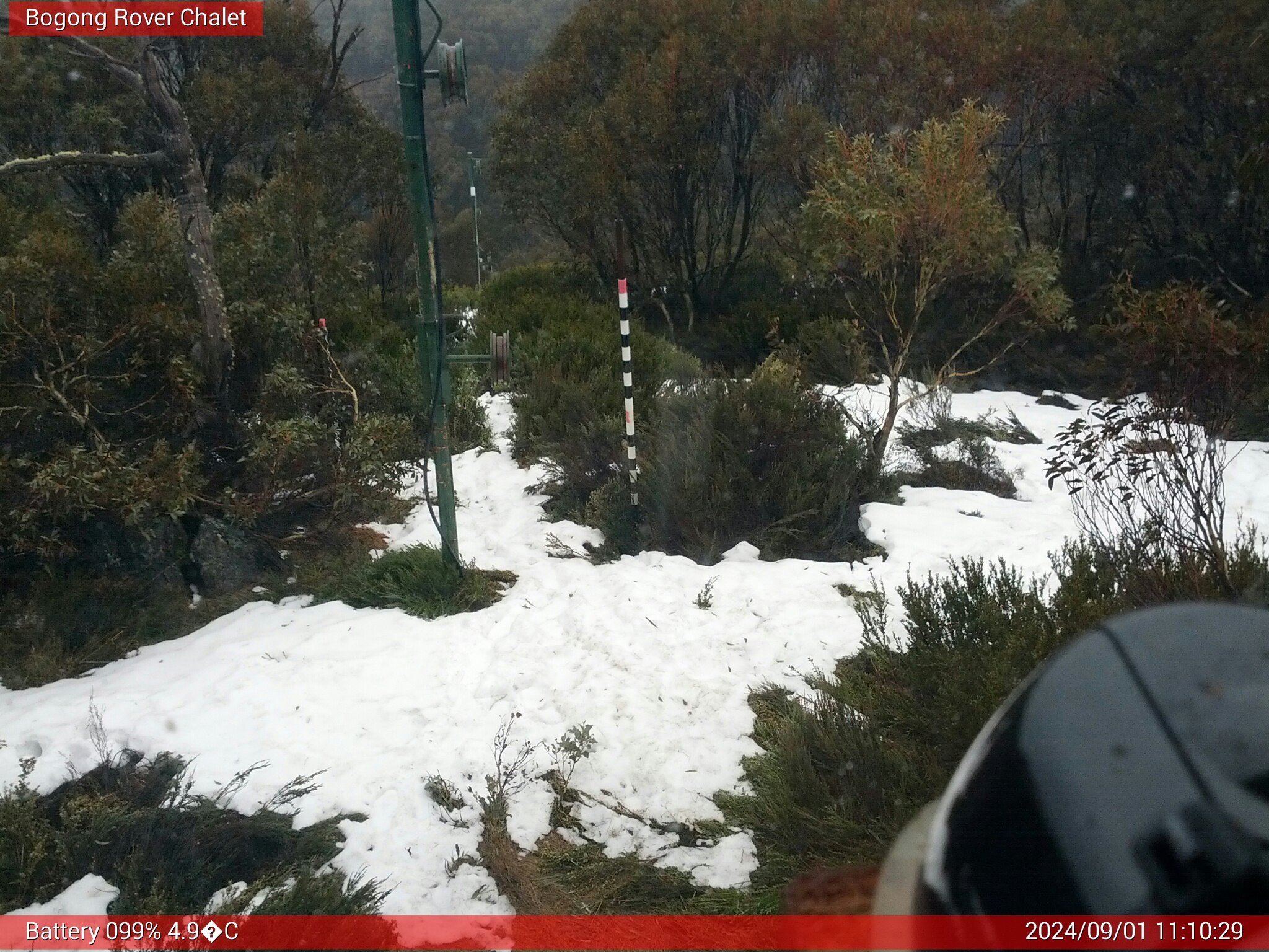 Bogong Web Cam 11:10am Sunday 1st of September 2024