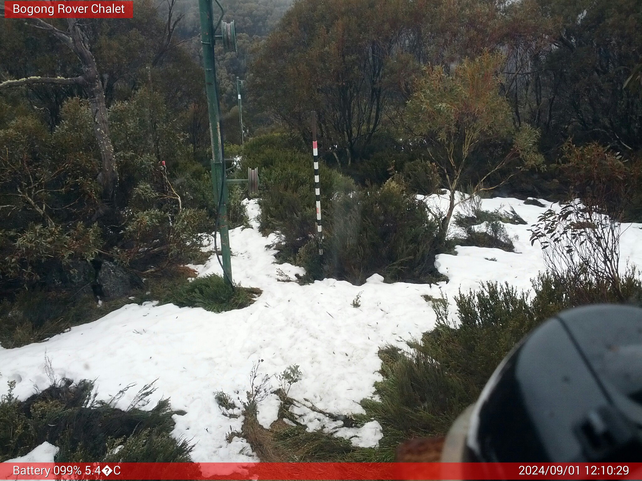 Bogong Web Cam 12:10pm Sunday 1st of September 2024