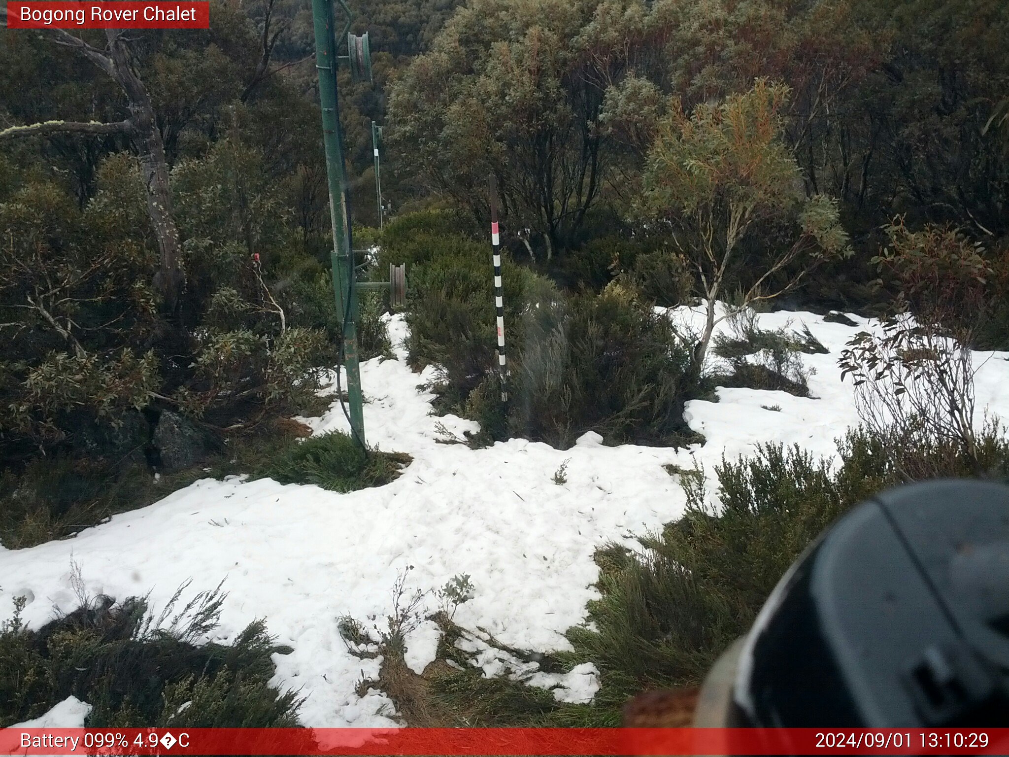 Bogong Web Cam 1:10pm Sunday 1st of September 2024