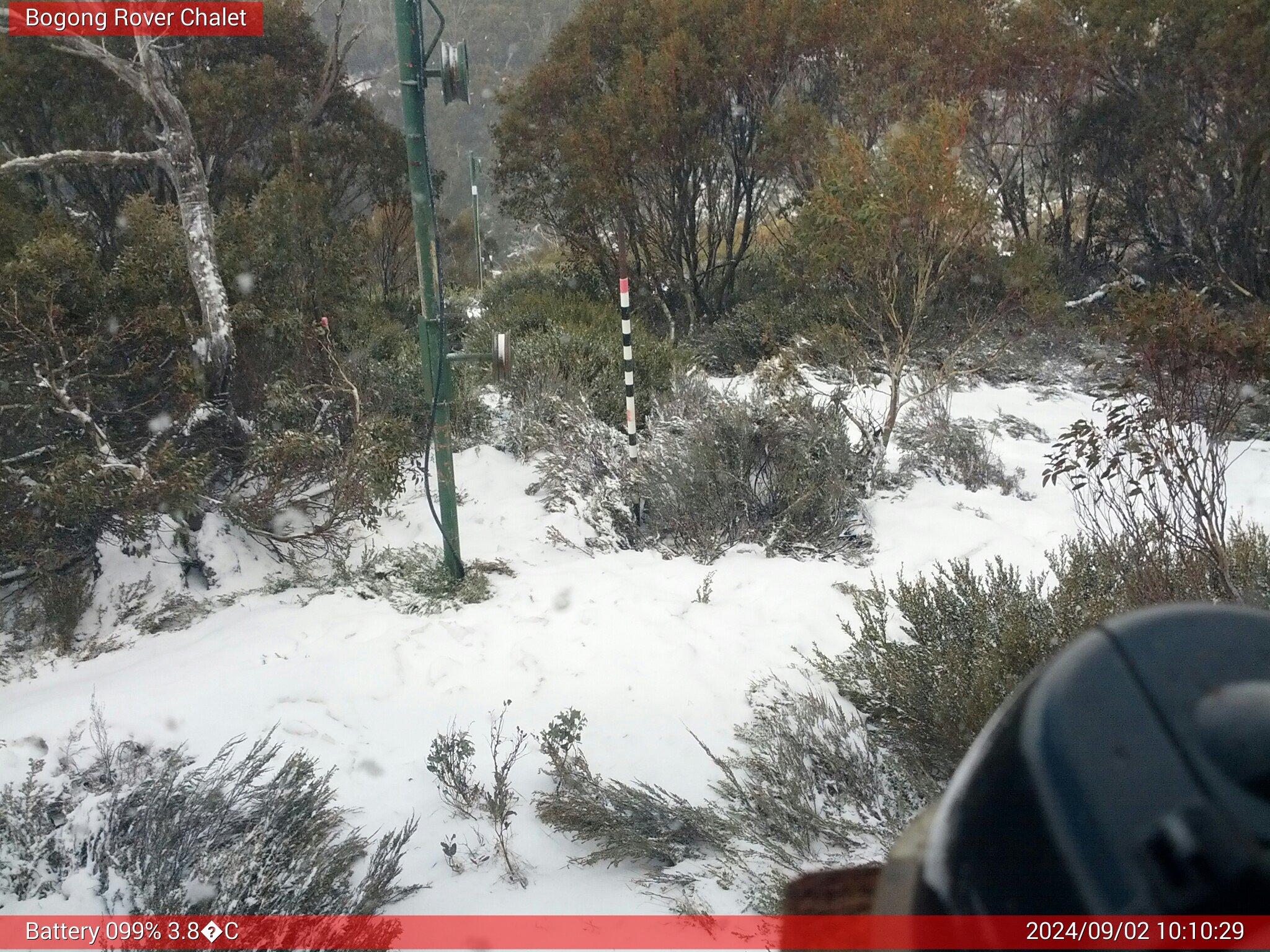 Bogong Web Cam 10:10am Monday 2nd of September 2024