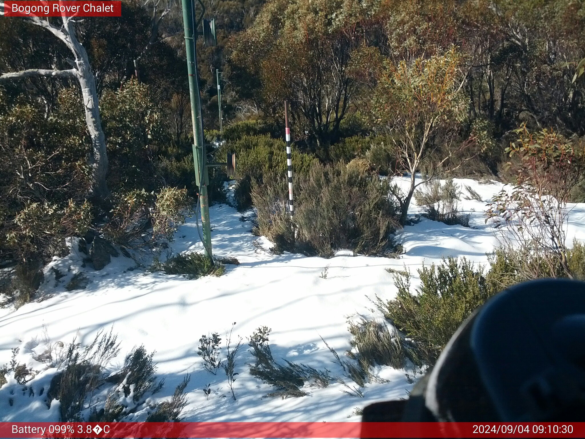 Bogong Web Cam 9:10am Wednesday 4th of September 2024