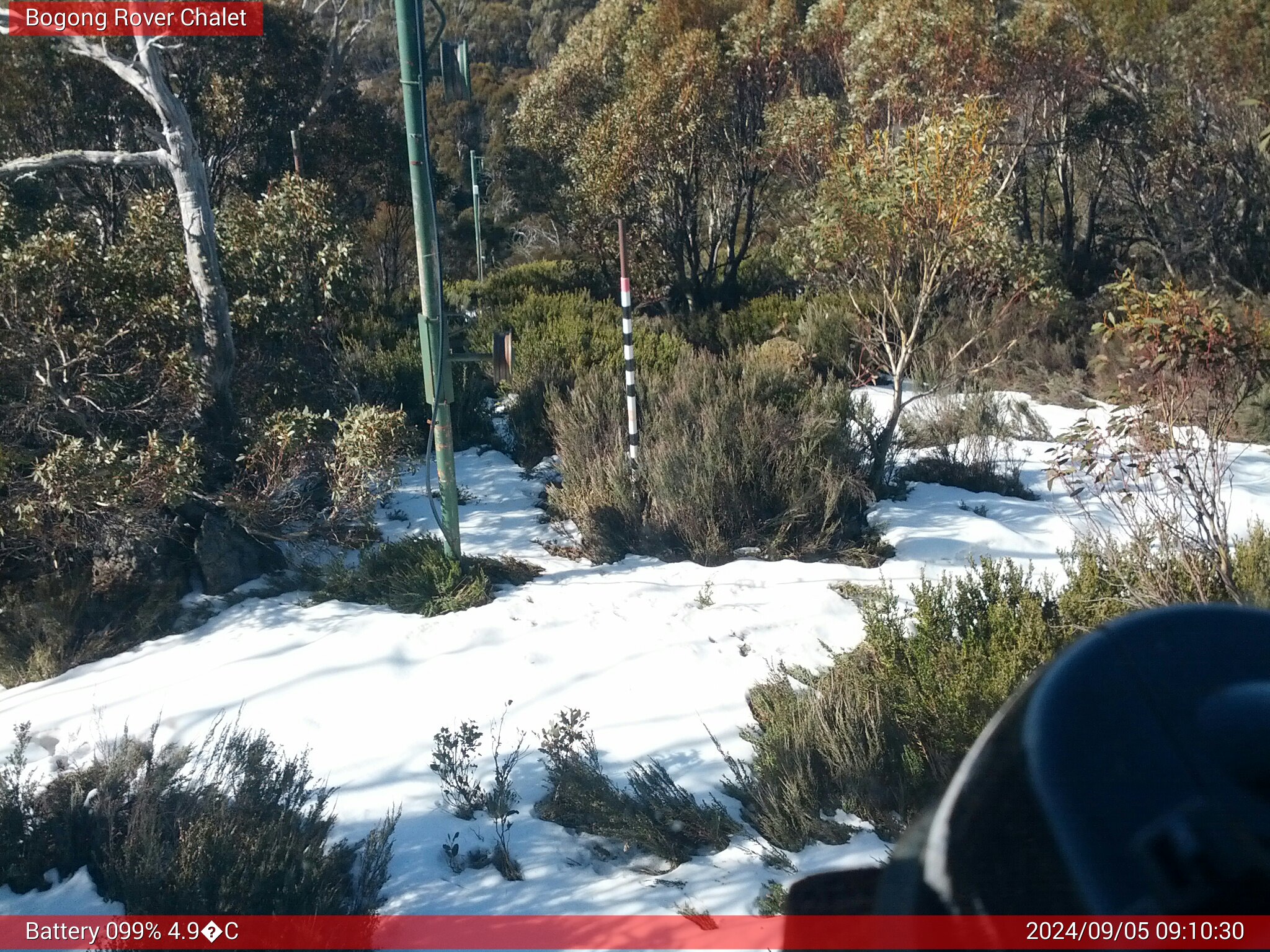 Bogong Web Cam 9:10am Thursday 5th of September 2024