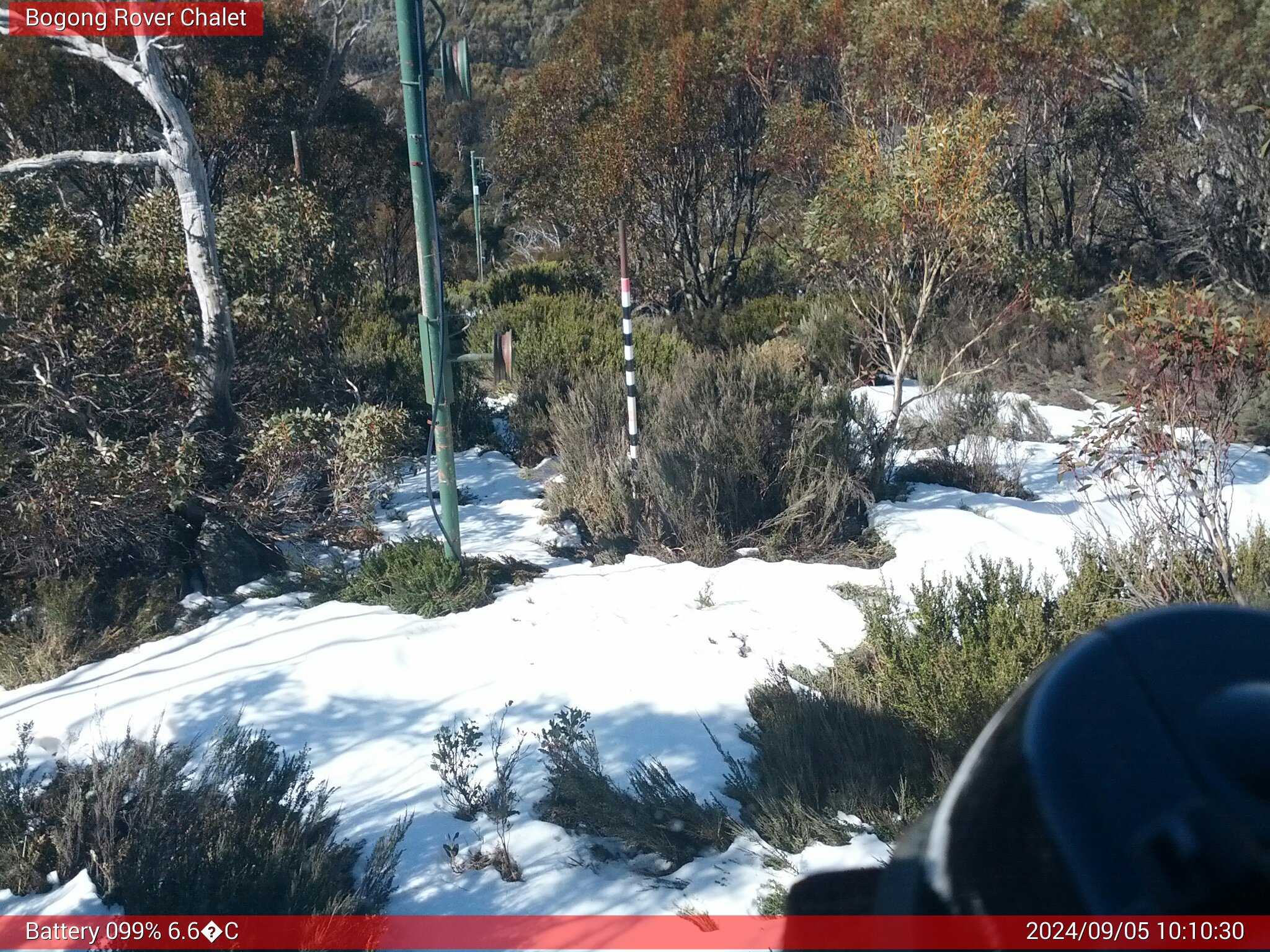 Bogong Web Cam 10:10am Thursday 5th of September 2024