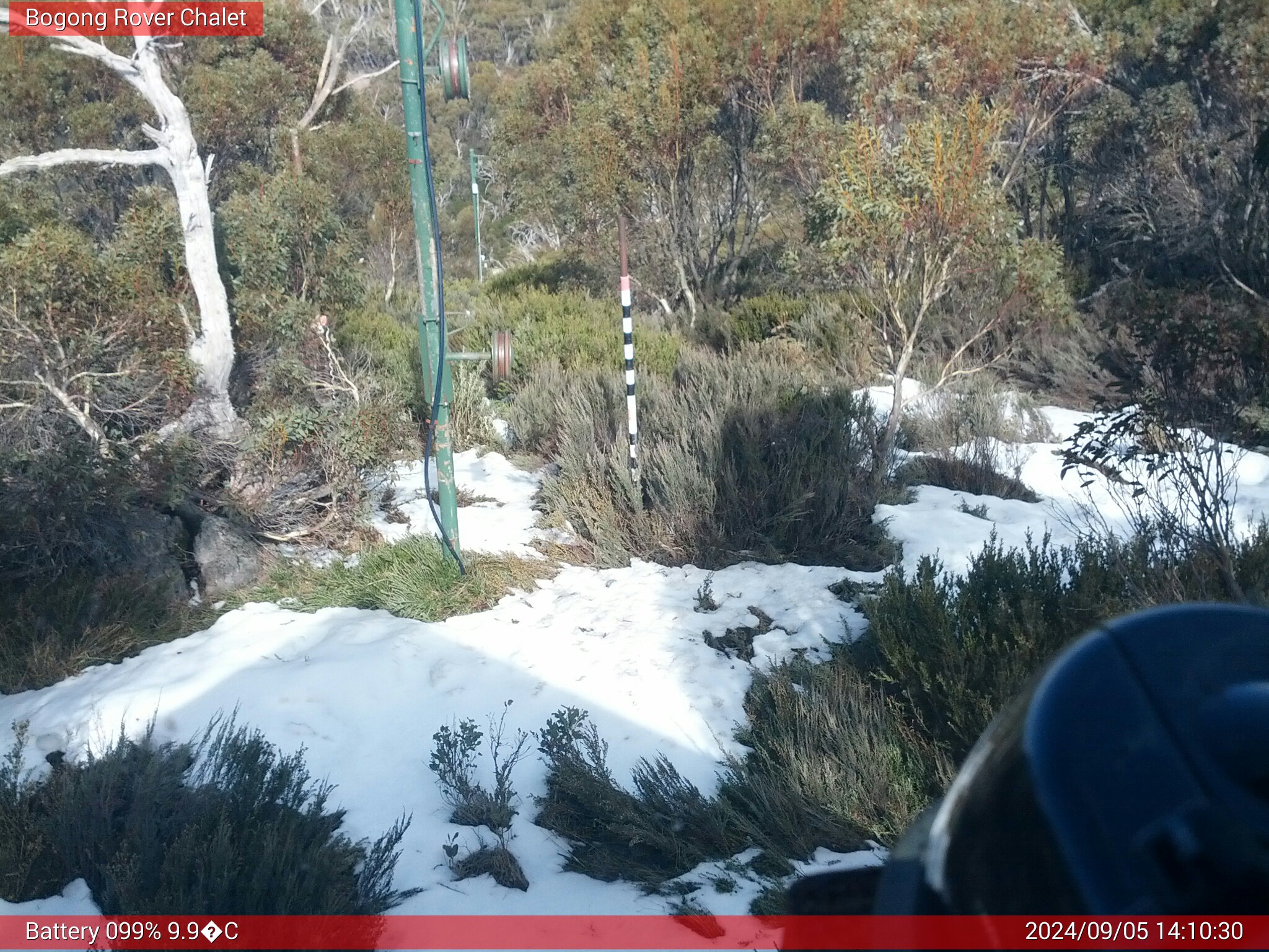 Bogong Web Cam 2:10pm Thursday 5th of September 2024