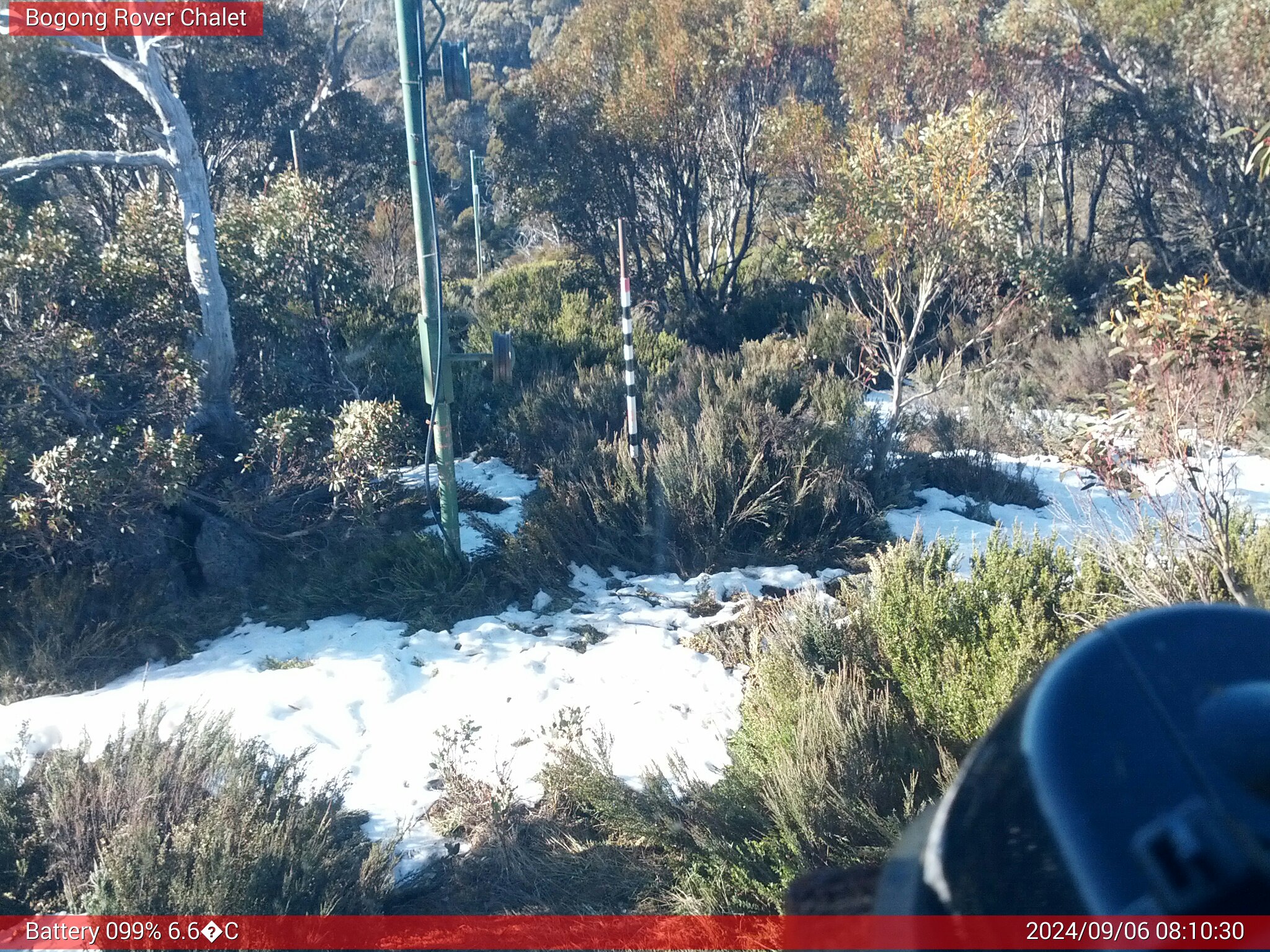 Bogong Web Cam 8:10am Friday 6th of September 2024