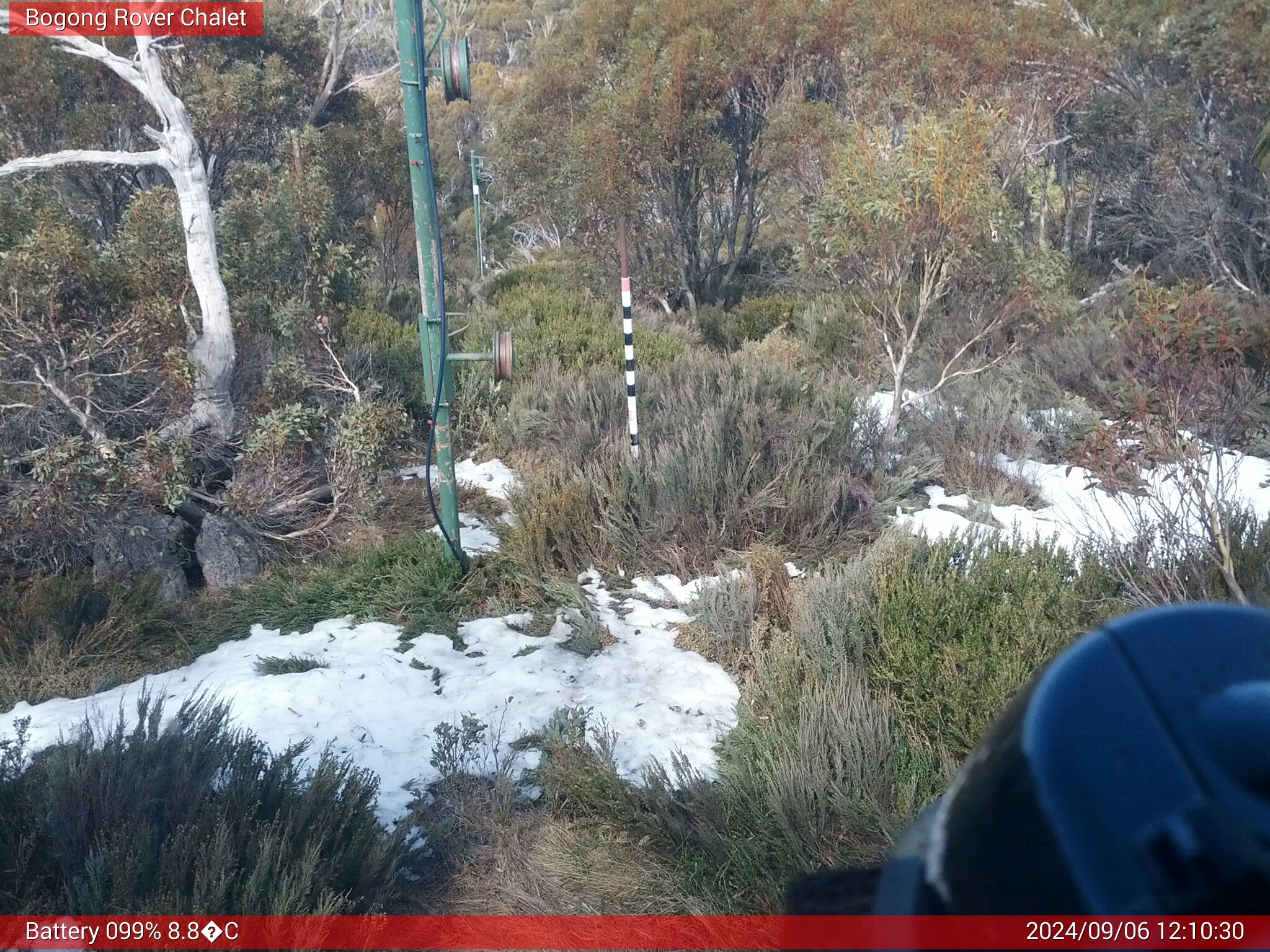 Bogong Web Cam 12:10pm Friday 6th of September 2024