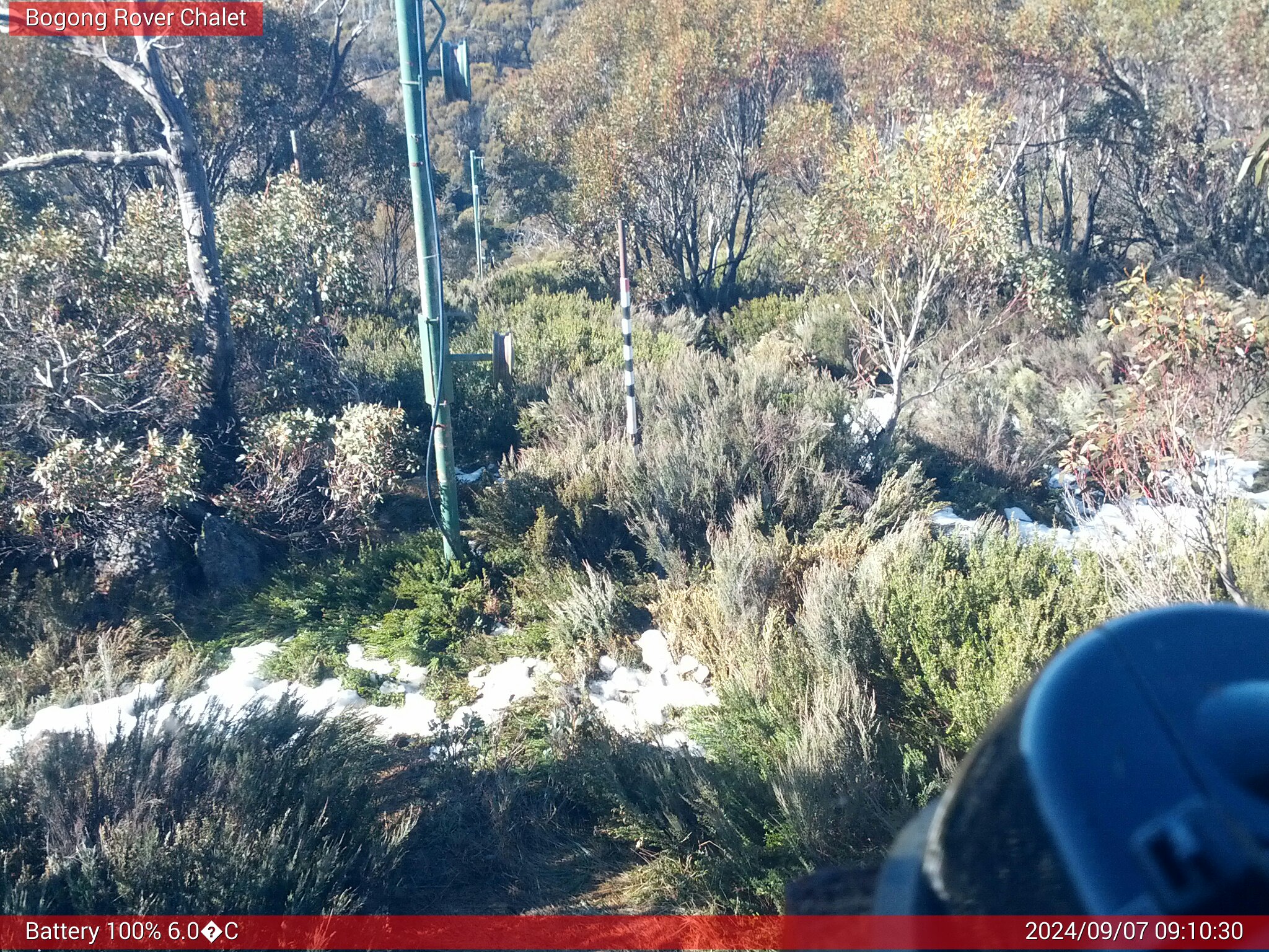 Bogong Web Cam 9:10am Saturday 7th of September 2024