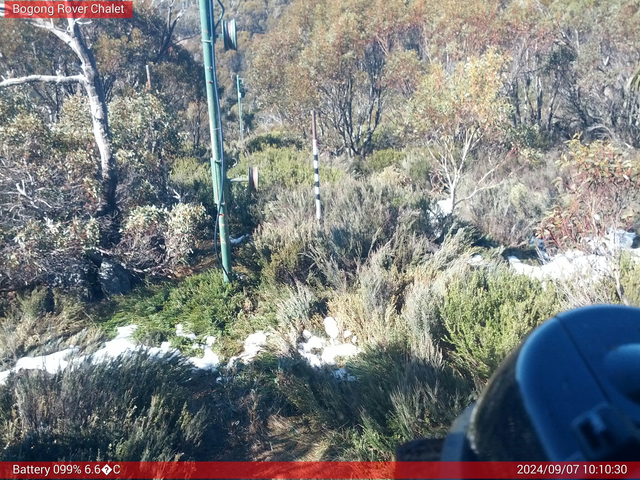 Bogong Web Cam 10:10am Saturday 7th of September 2024