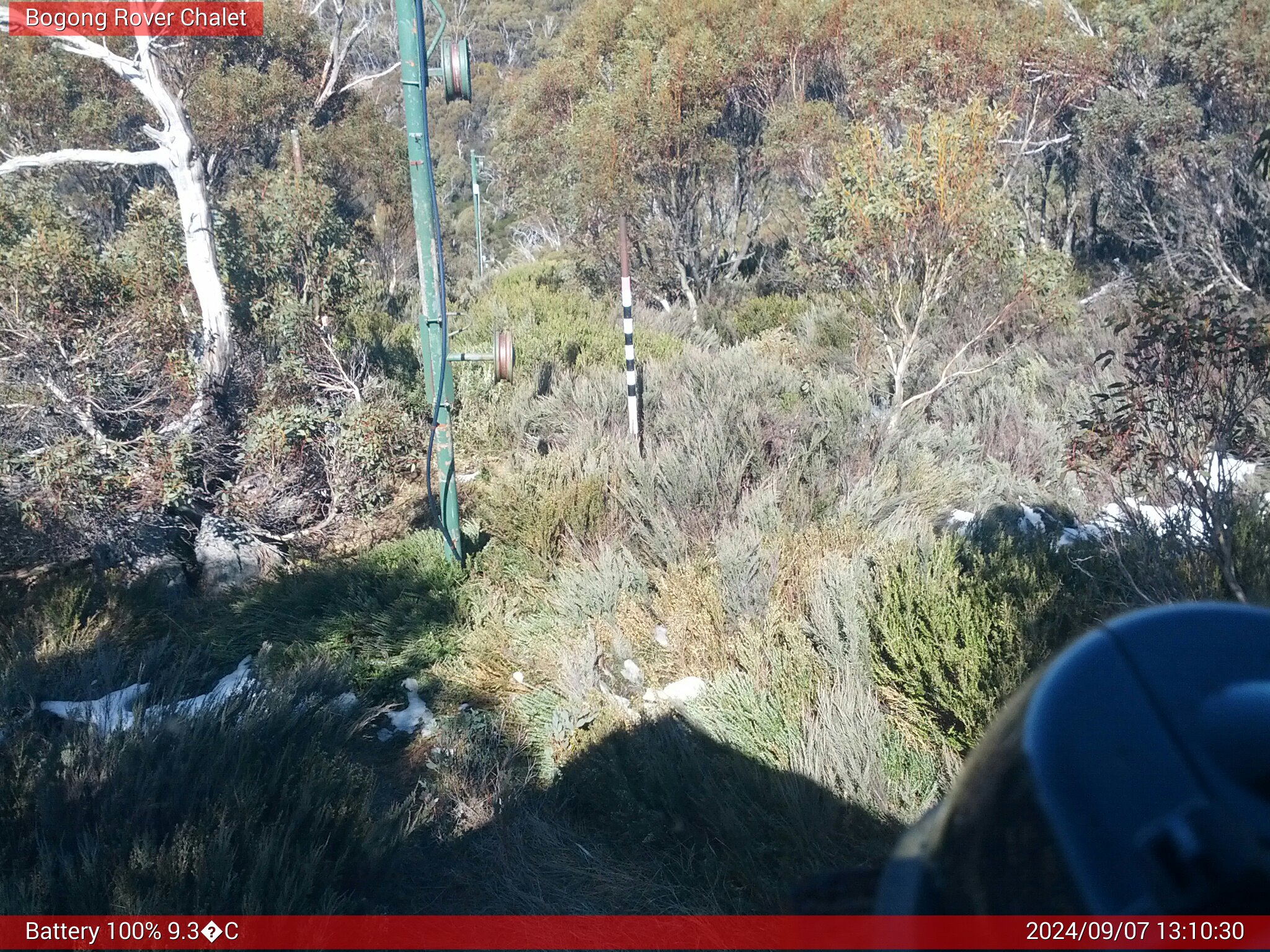 Bogong Web Cam 1:10pm Saturday 7th of September 2024