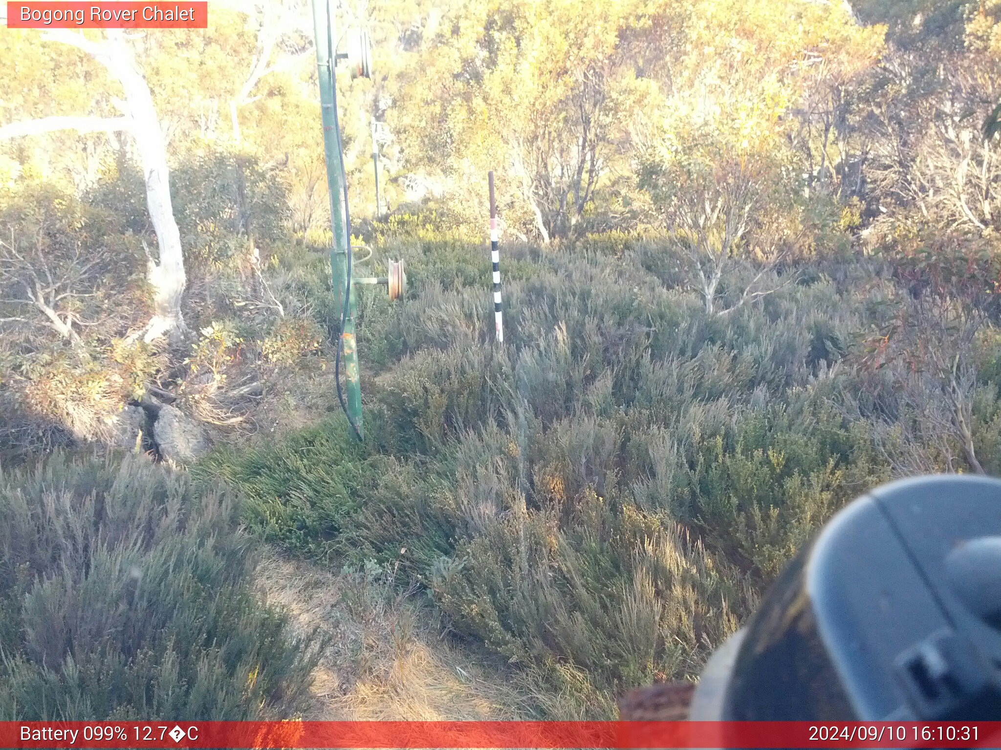 Bogong Web Cam 4:10pm Tuesday 10th of September 2024