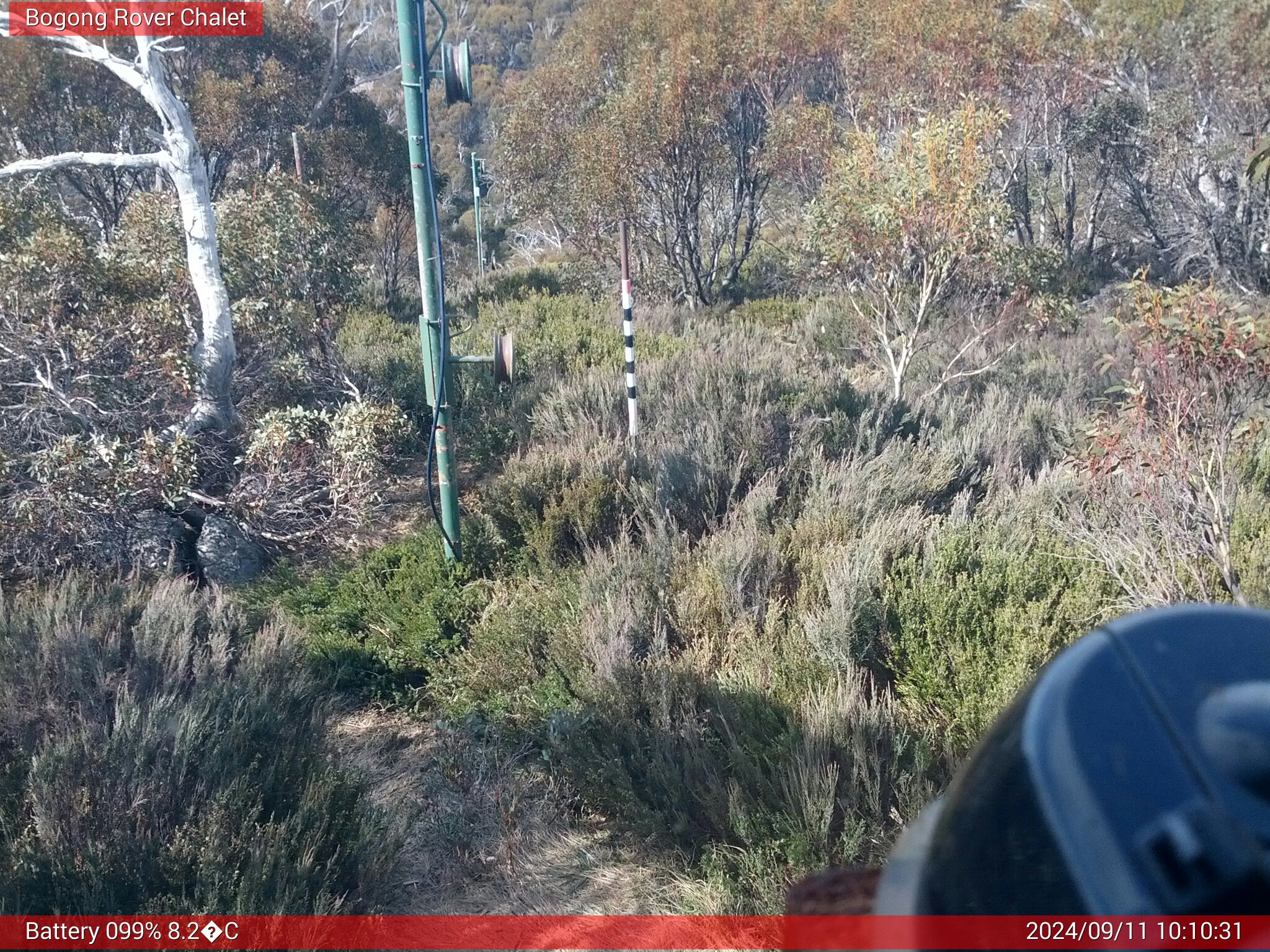 Bogong Web Cam 10:10am Wednesday 11th of September 2024