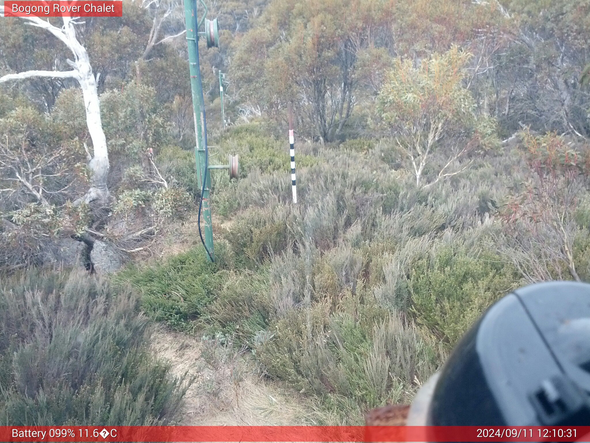 Bogong Web Cam 12:10pm Wednesday 11th of September 2024