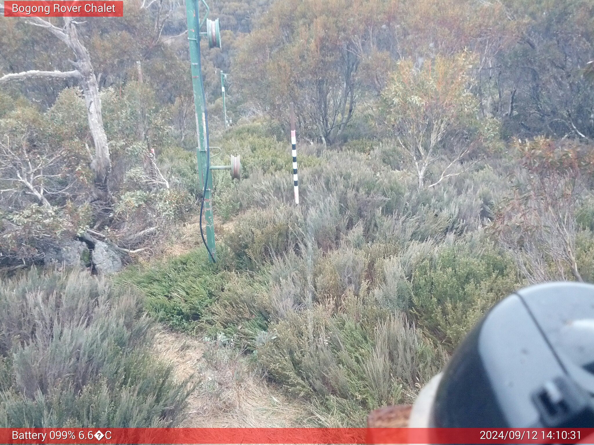 Bogong Web Cam 2:10pm Thursday 12th of September 2024