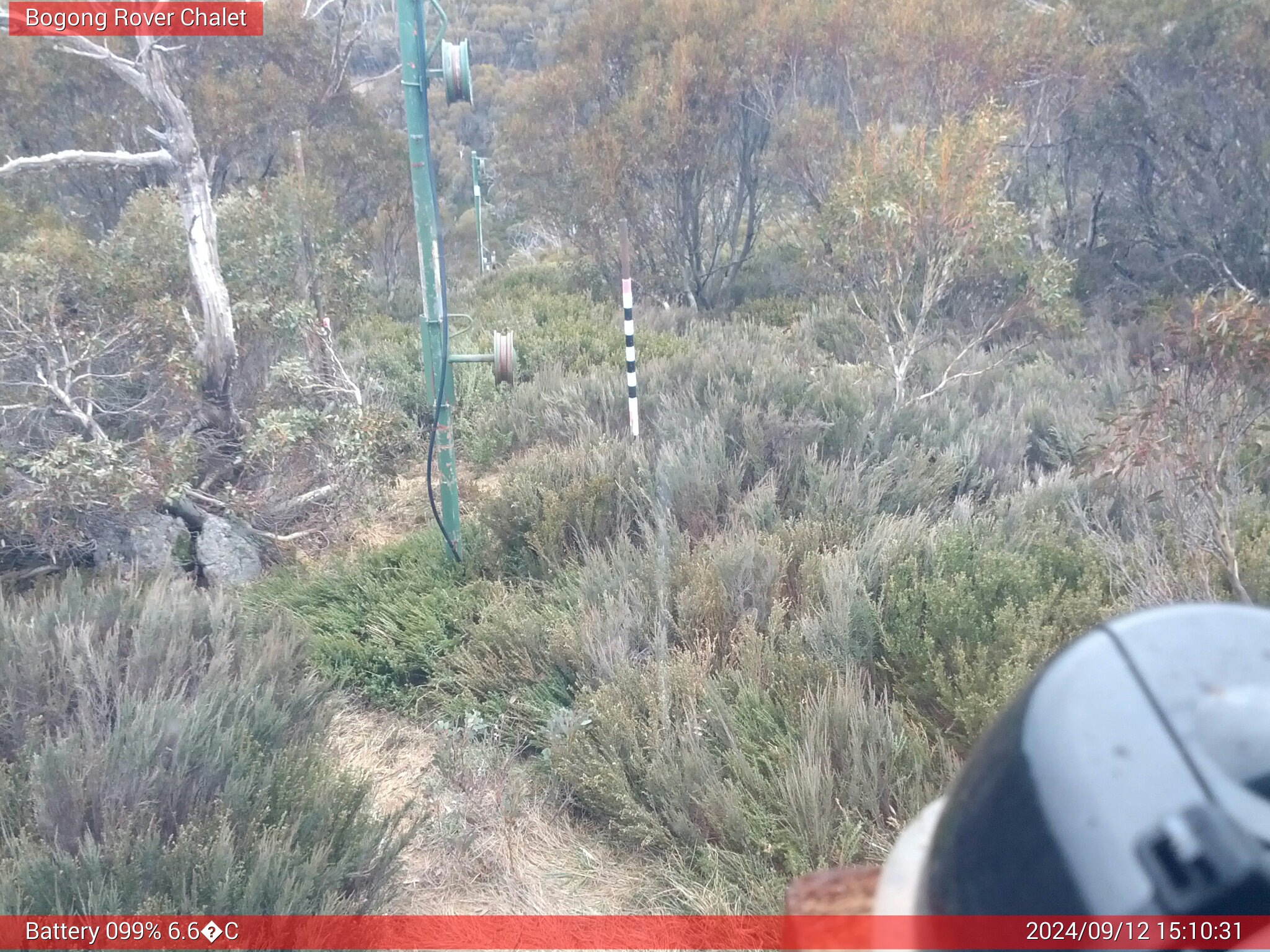 Bogong Web Cam 3:10pm Thursday 12th of September 2024