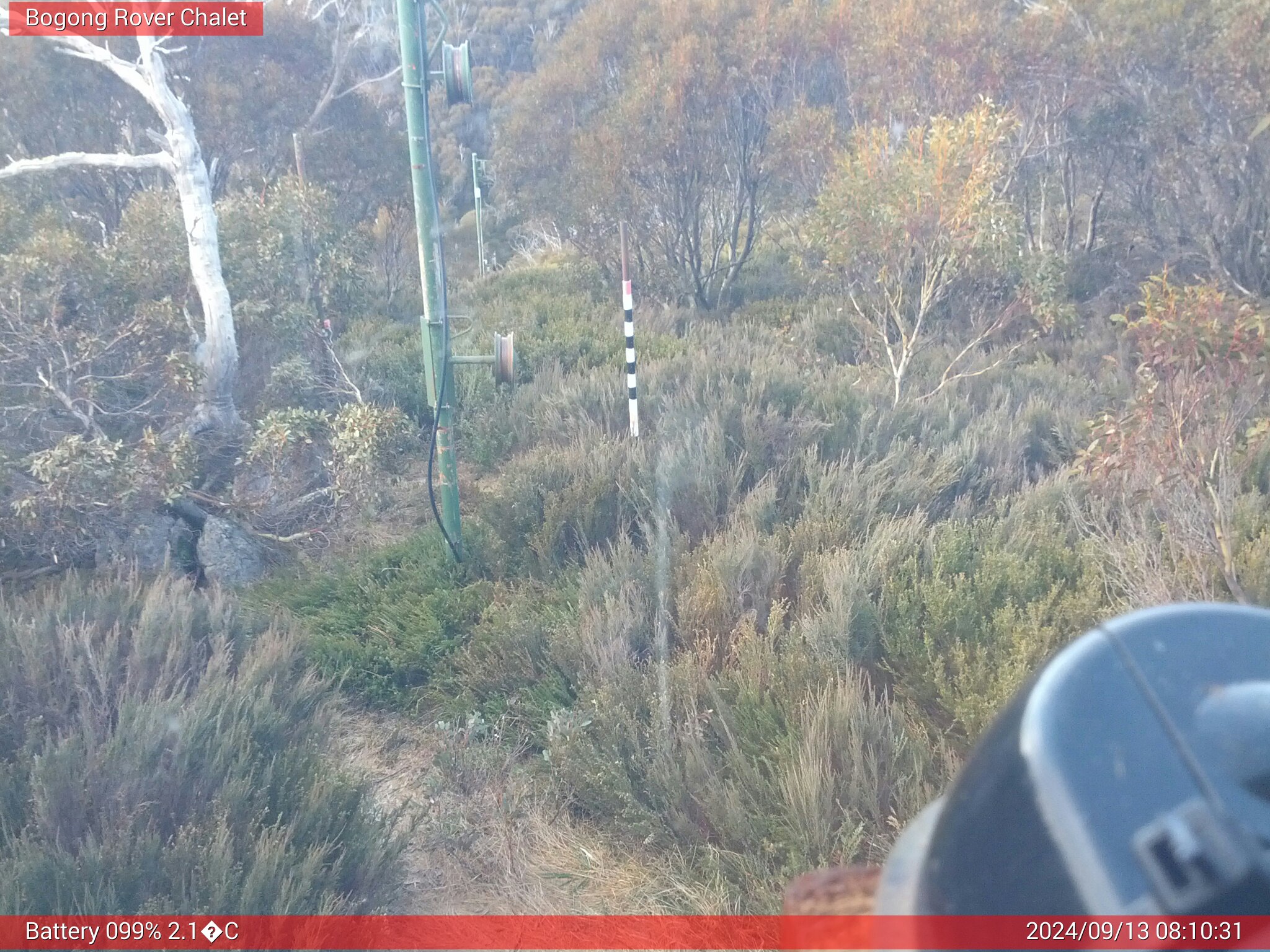 Bogong Web Cam 8:10am Friday 13th of September 2024