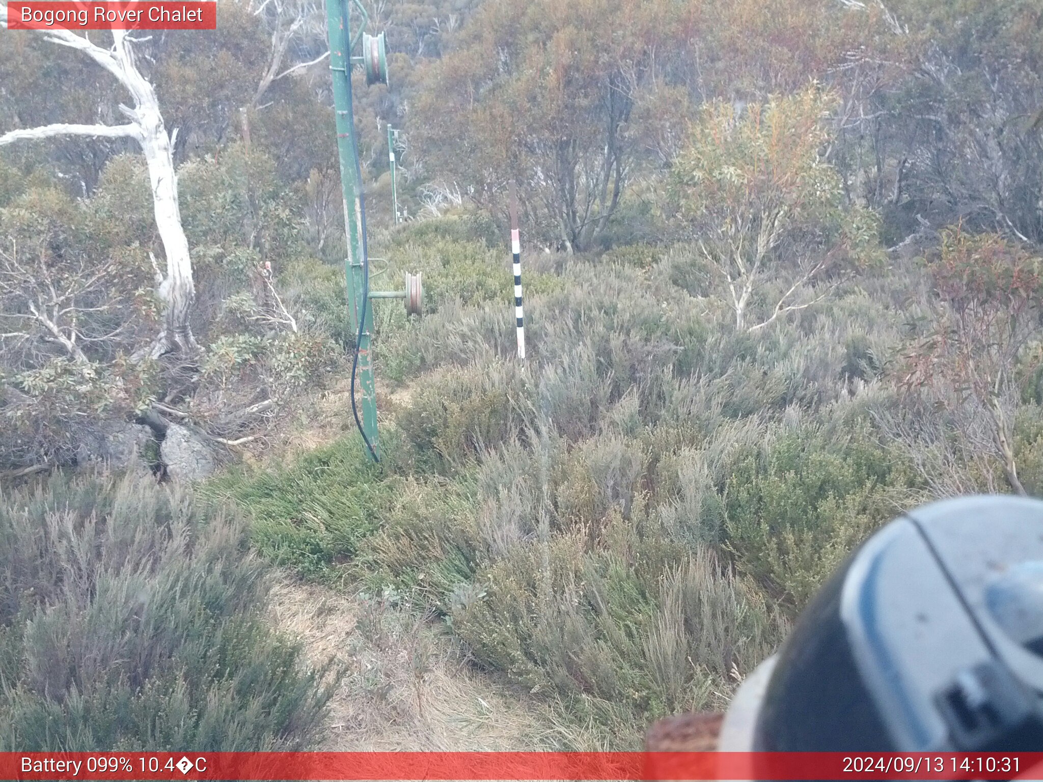 Bogong Web Cam 2:10pm Friday 13th of September 2024