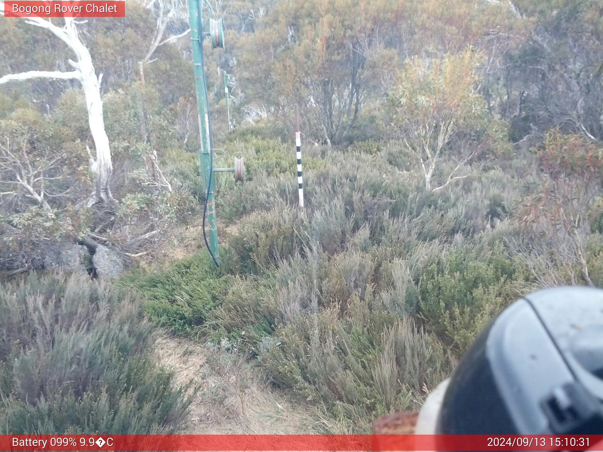 Bogong Web Cam 3:10pm Friday 13th of September 2024