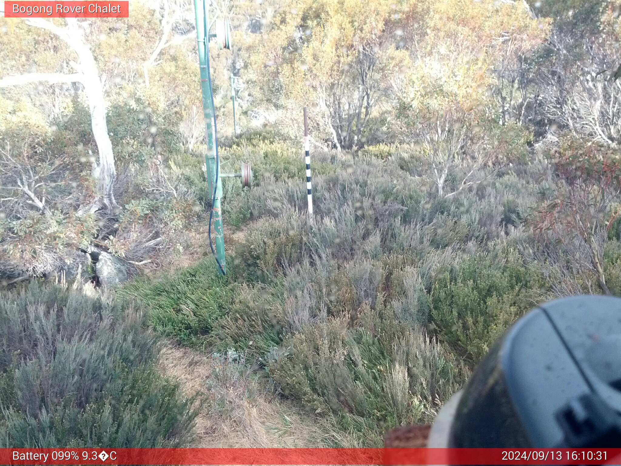 Bogong Web Cam 4:10pm Friday 13th of September 2024