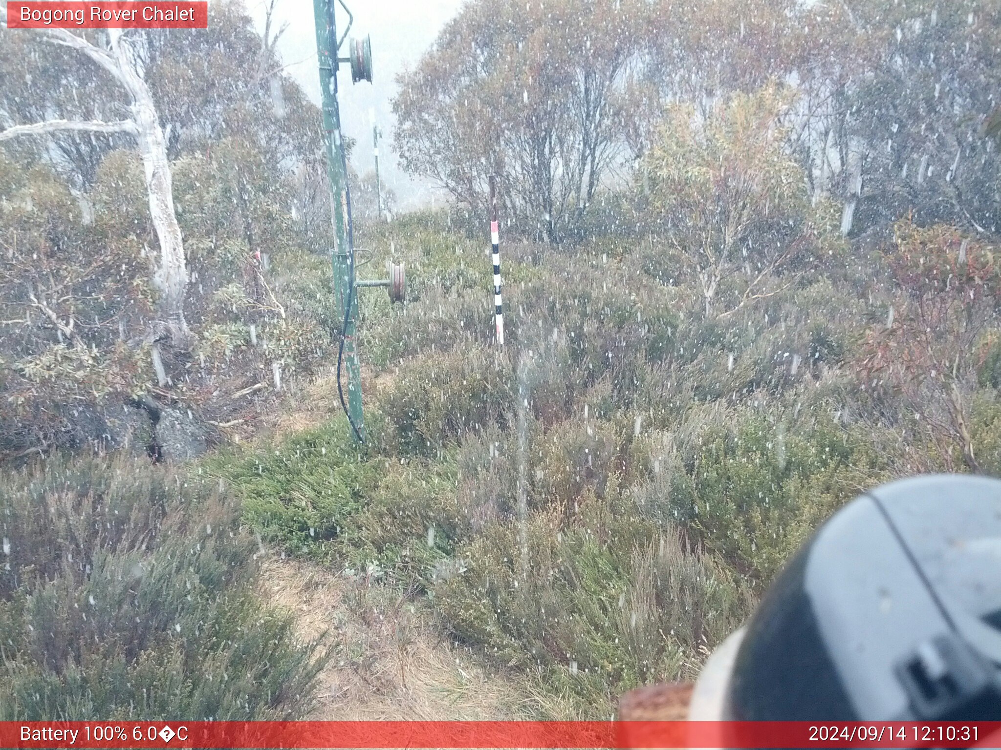 Bogong Web Cam 12:10pm Saturday 14th of September 2024