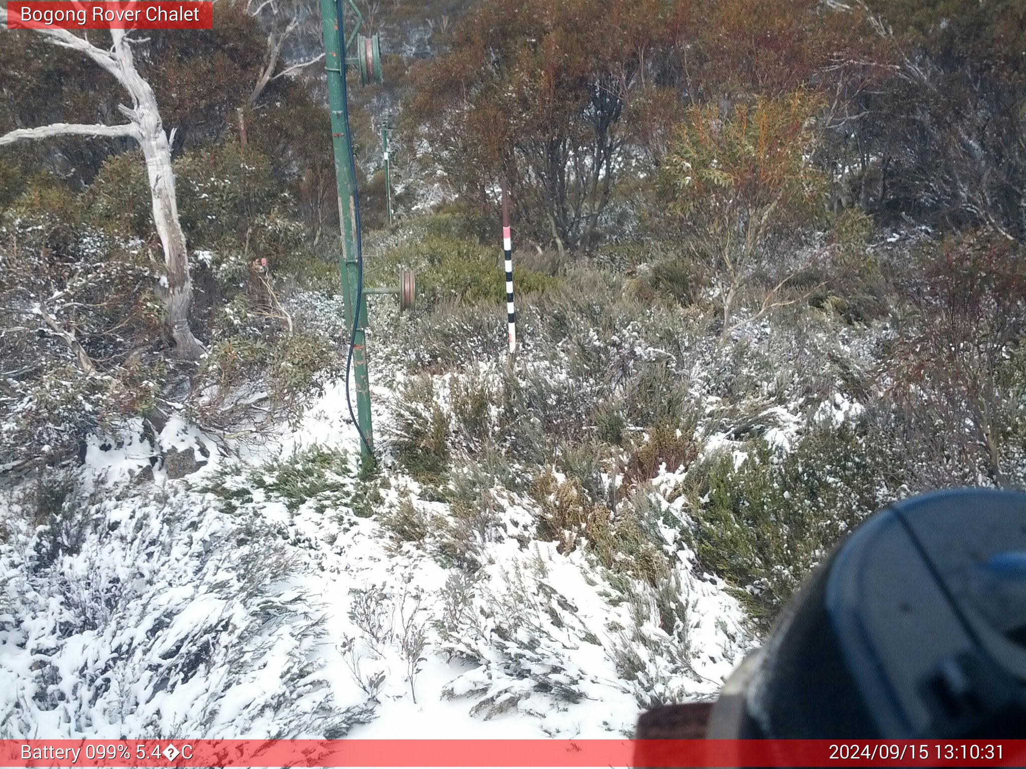 Bogong Web Cam 1:10pm Sunday 15th of September 2024