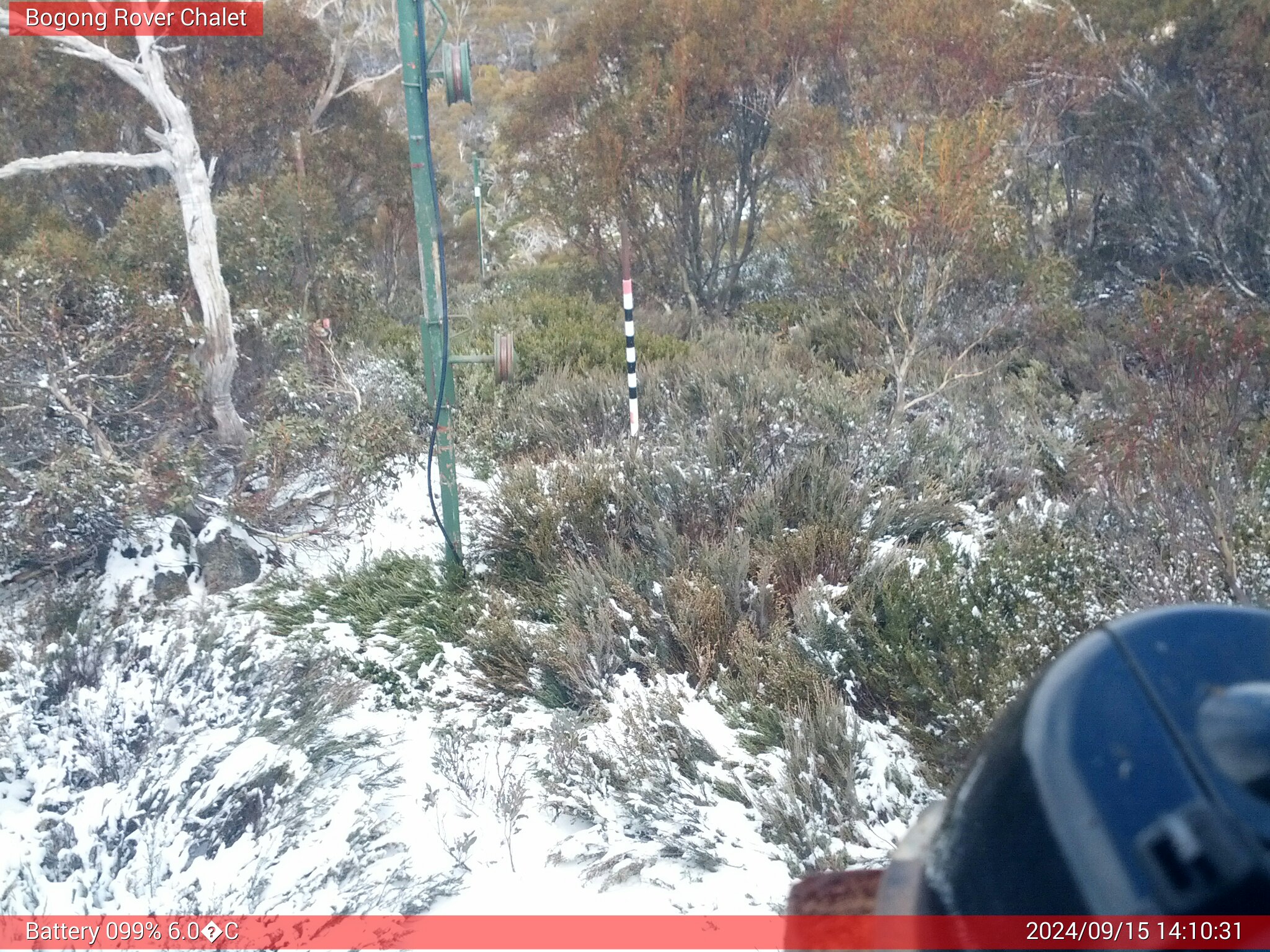 Bogong Web Cam 2:10pm Sunday 15th of September 2024