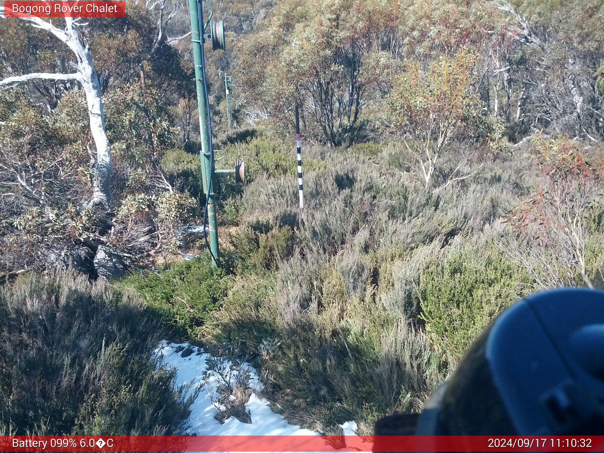 Bogong Web Cam 11:10am Tuesday 17th of September 2024