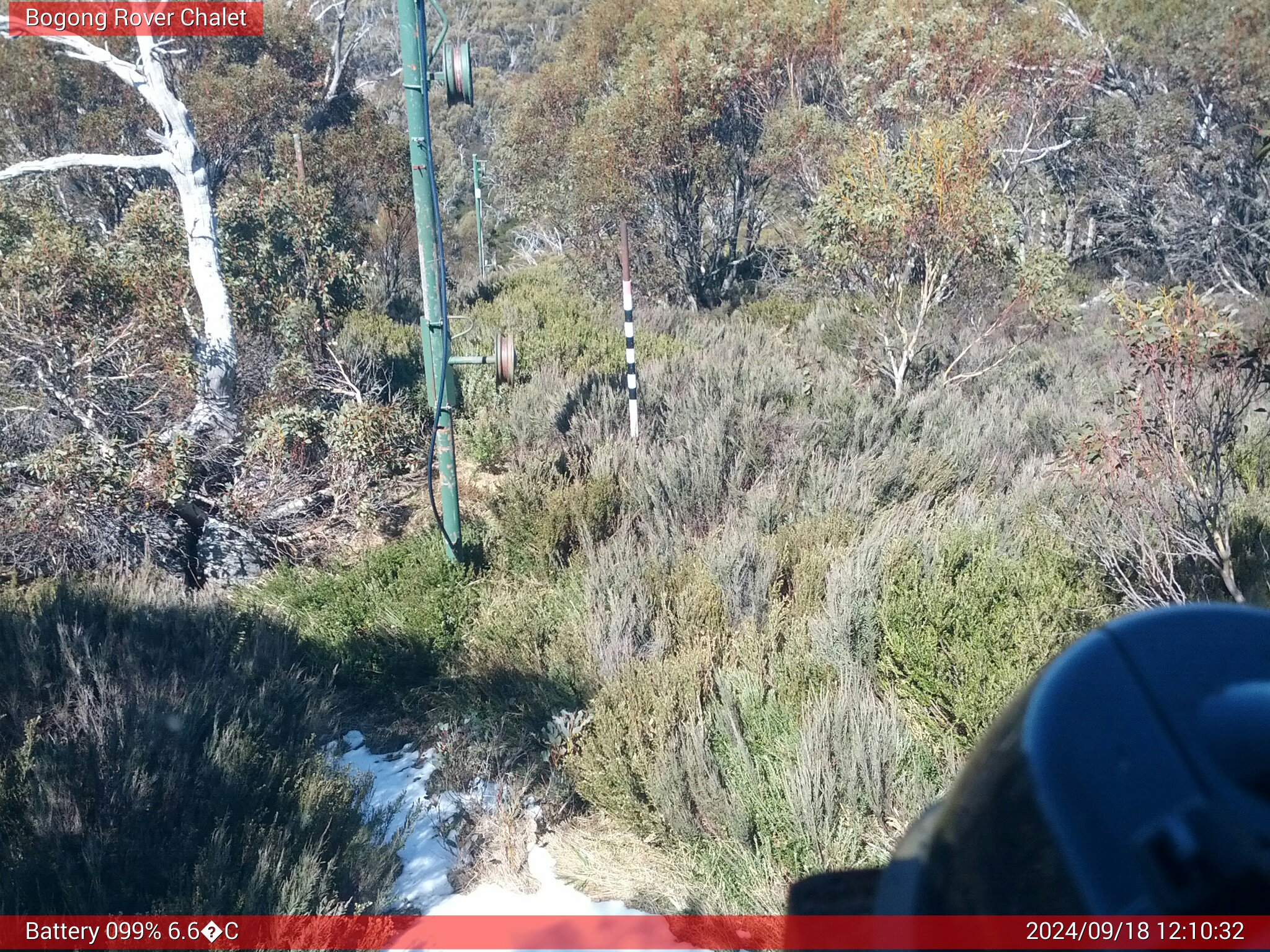 Bogong Web Cam 12:10pm Wednesday 18th of September 2024