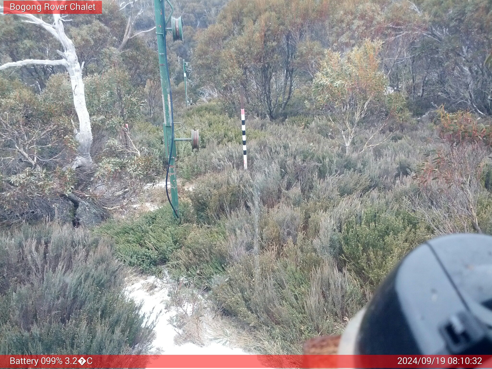 Bogong Web Cam 8:10am Thursday 19th of September 2024