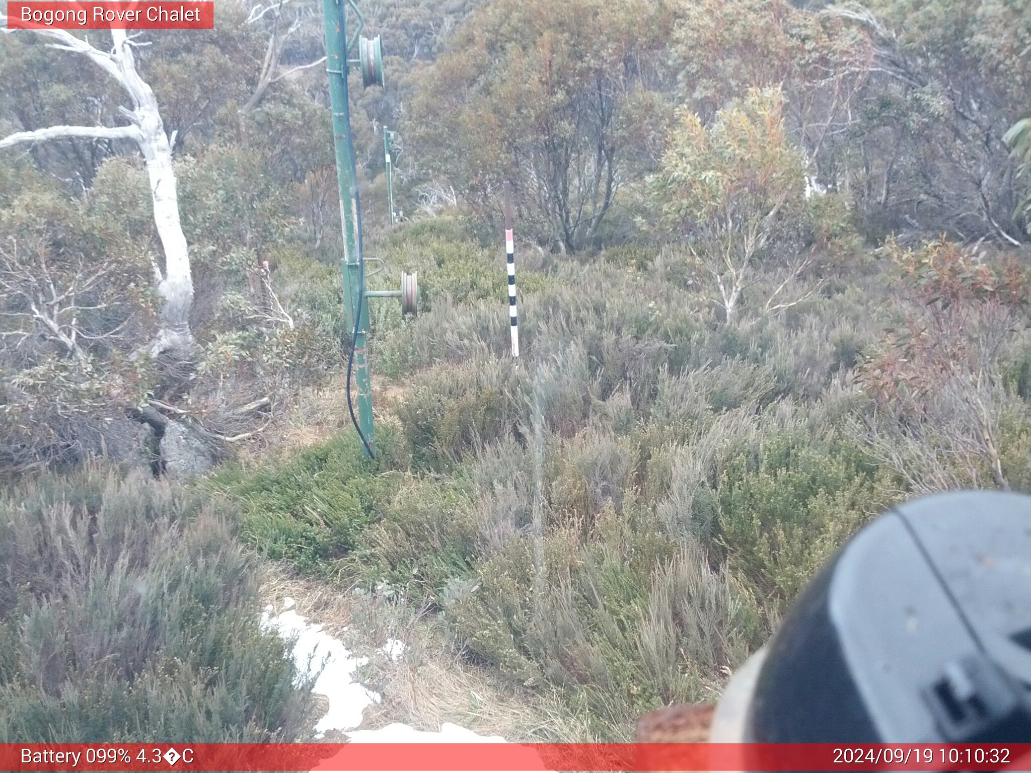 Bogong Web Cam 10:10am Thursday 19th of September 2024