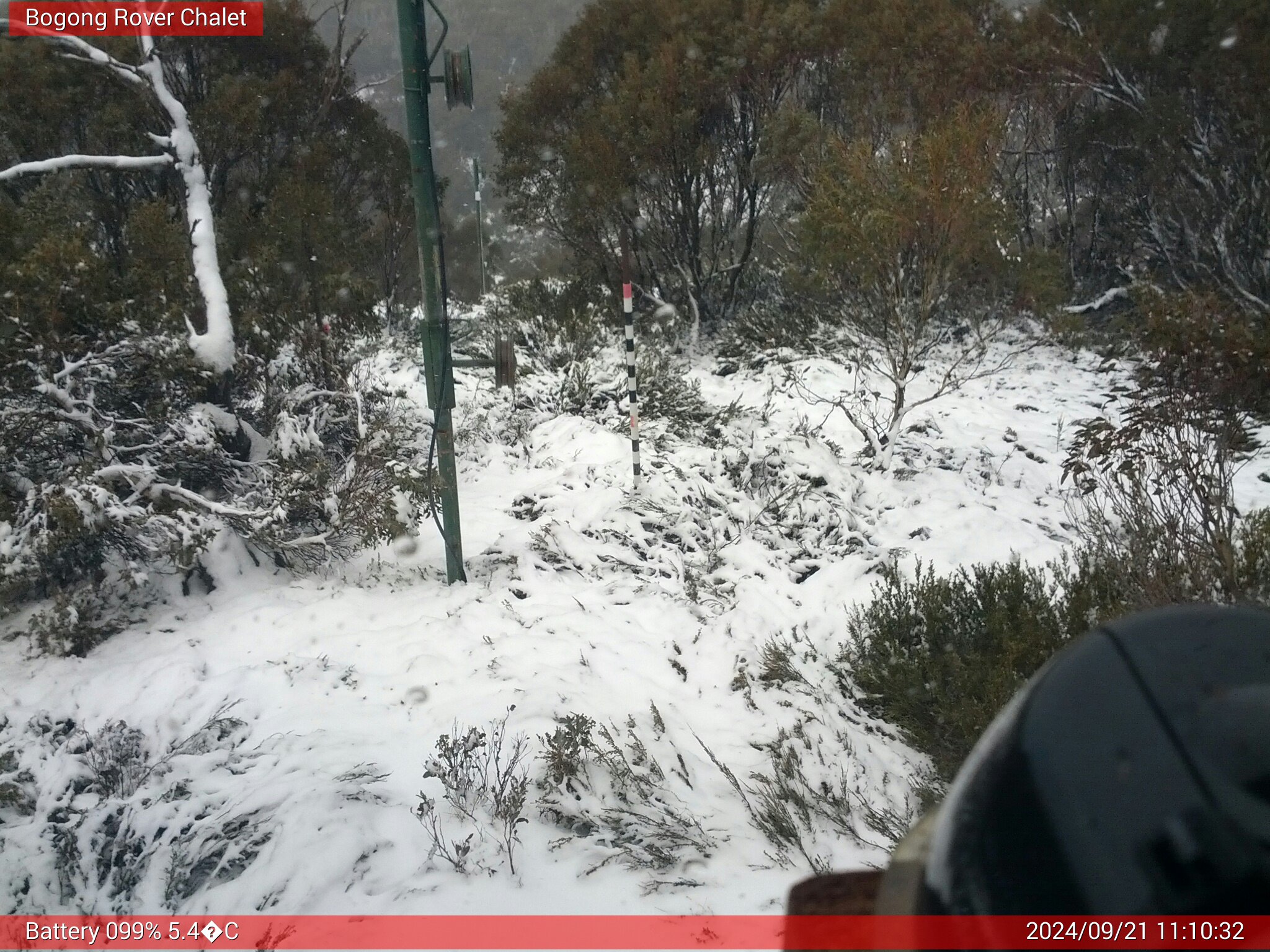 Bogong Web Cam 11:10am Saturday 21st of September 2024