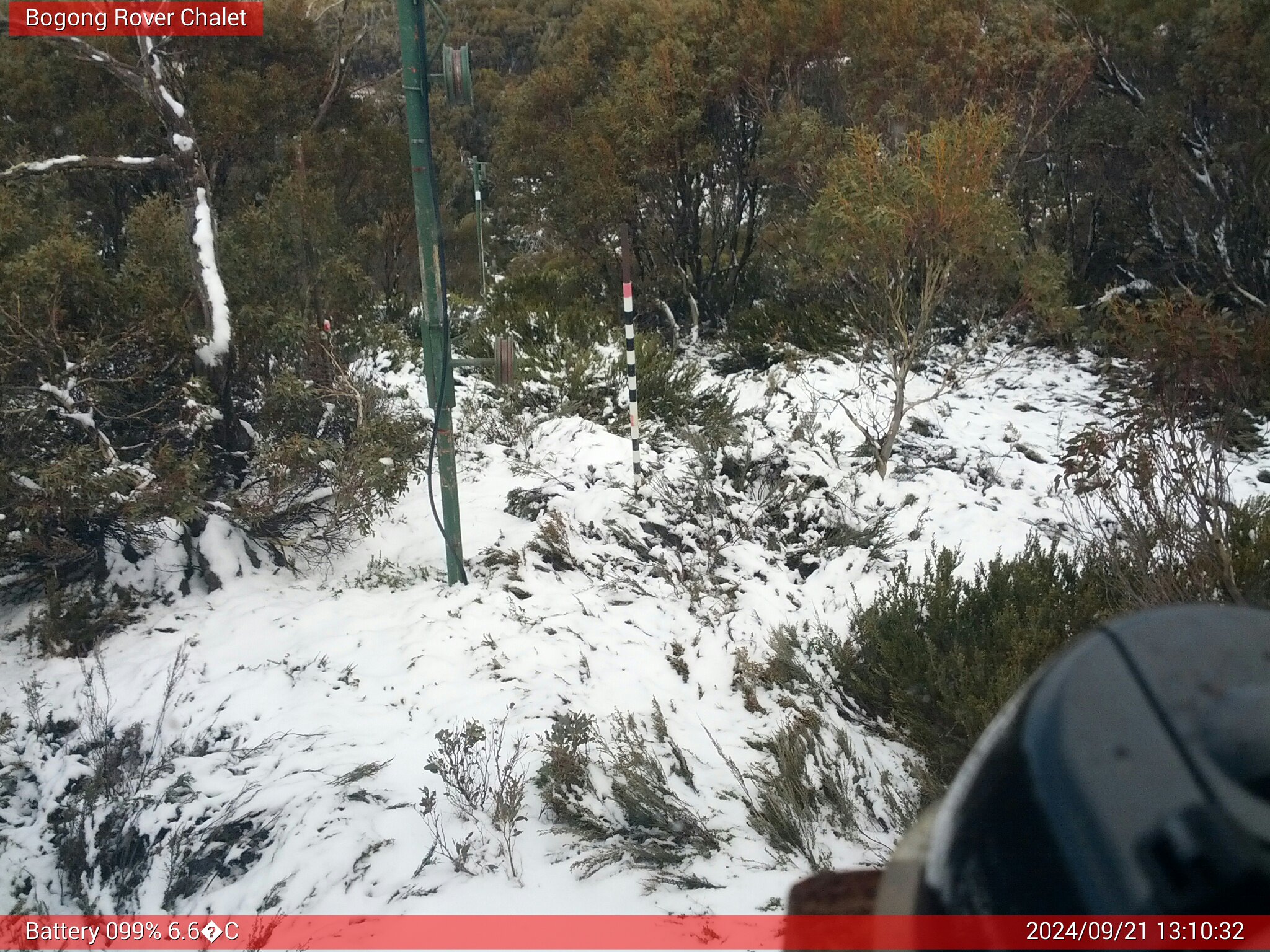 Bogong Web Cam 1:10pm Saturday 21st of September 2024