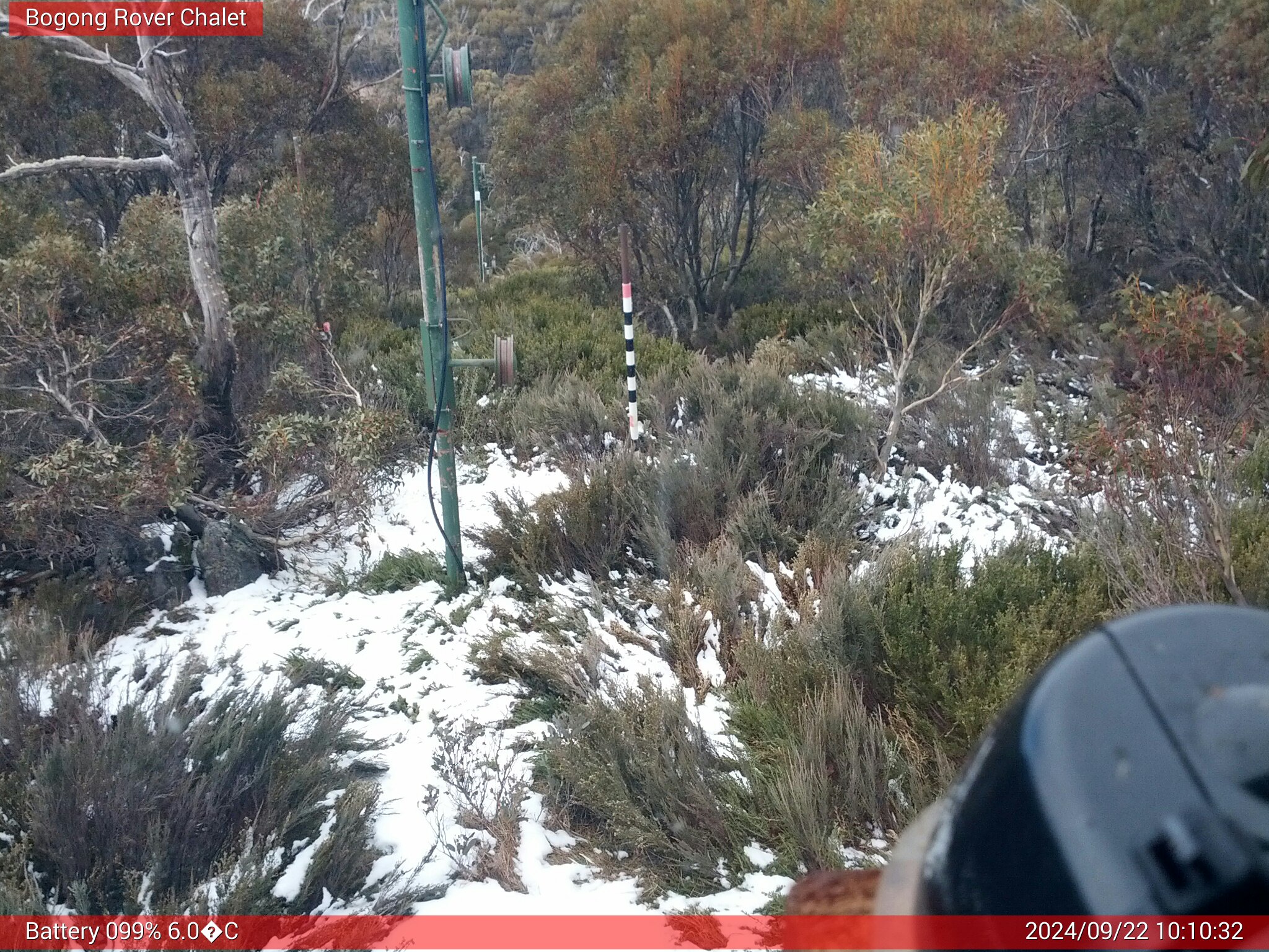 Bogong Web Cam 10:10am Sunday 22nd of September 2024